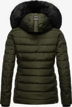 Navahoo Winterjassen Winterjas Milianaa Dames Kaki -Navahoo 787cc6bc717c8f4acc8bb6e071c8c2ec