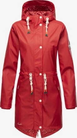 Navahoo Outdoor Jassen Functionele Jas Tropical Storm Dames Vuurrood