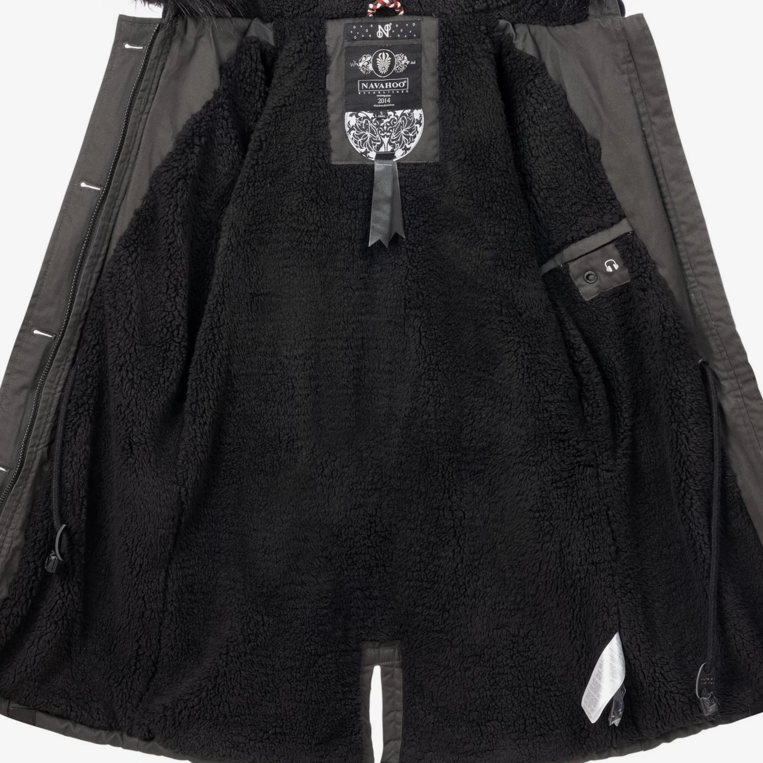 Navahoo Parkas Winterparka Luluna Dames Donkergrijs 7 Navahoo Parkas Winterparka Luluna Dames Donkergrijs - Afbeelding 5