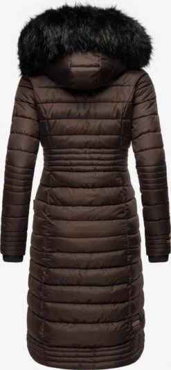 Navahoo Wintermantels Wintermantel Umay Dames Bruin -Navahoo 8169bb24948e9c6268f3aa074afd8fc5