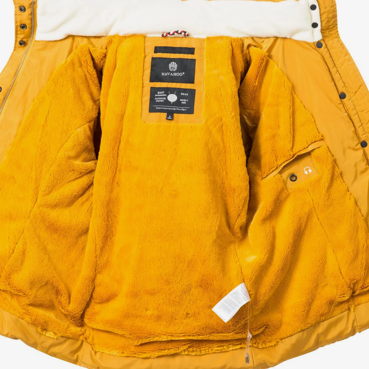 Navahoo Winterjassen Winterjas Miamor Dames Goudgeel 10 Navahoo Winterjassen Winterjas Miamor Dames Goudgeel - Afbeelding 8