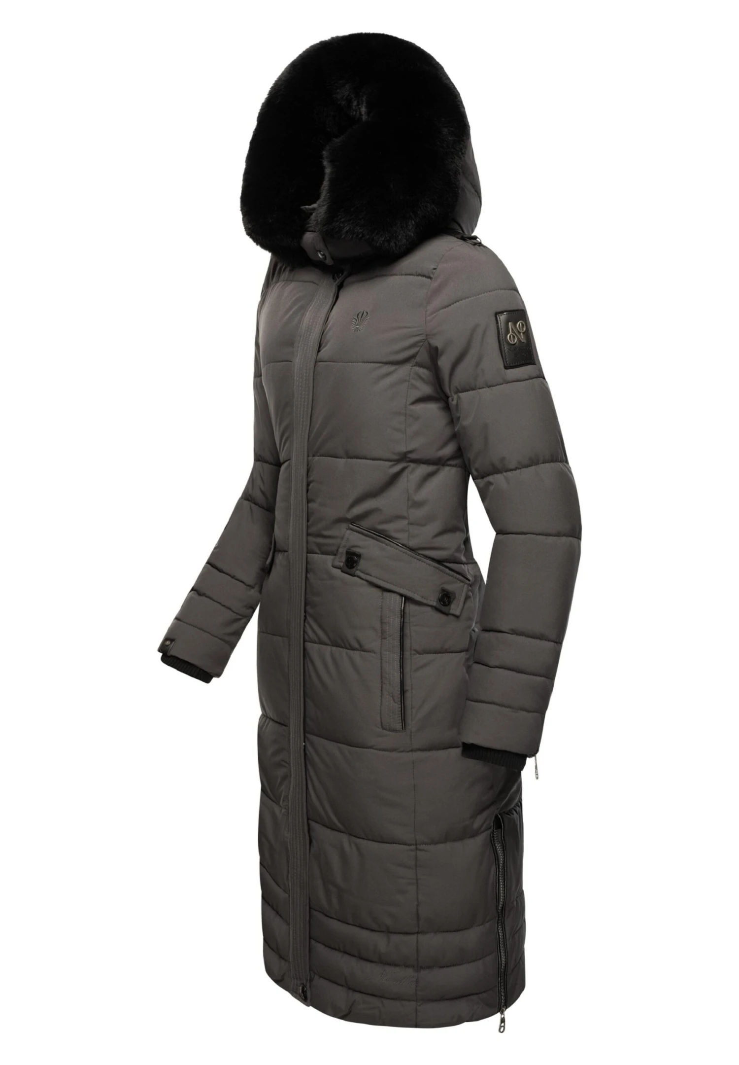 Navahoo Fahmiyaa - Winterjas - Dark Grey 4 Navahoo Fahmiyaa - Winterjas - Dark Grey - Afbeelding 2