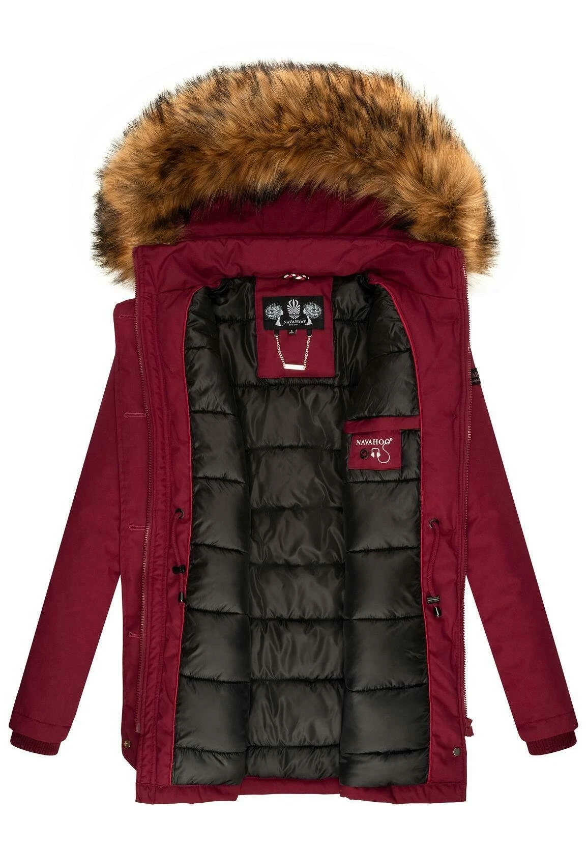 Navahoo Schneeengel Prc - Winterjas - Bordeaux 7 Navahoo Schneeengel Prc - Winterjas - Bordeaux - Afbeelding 5