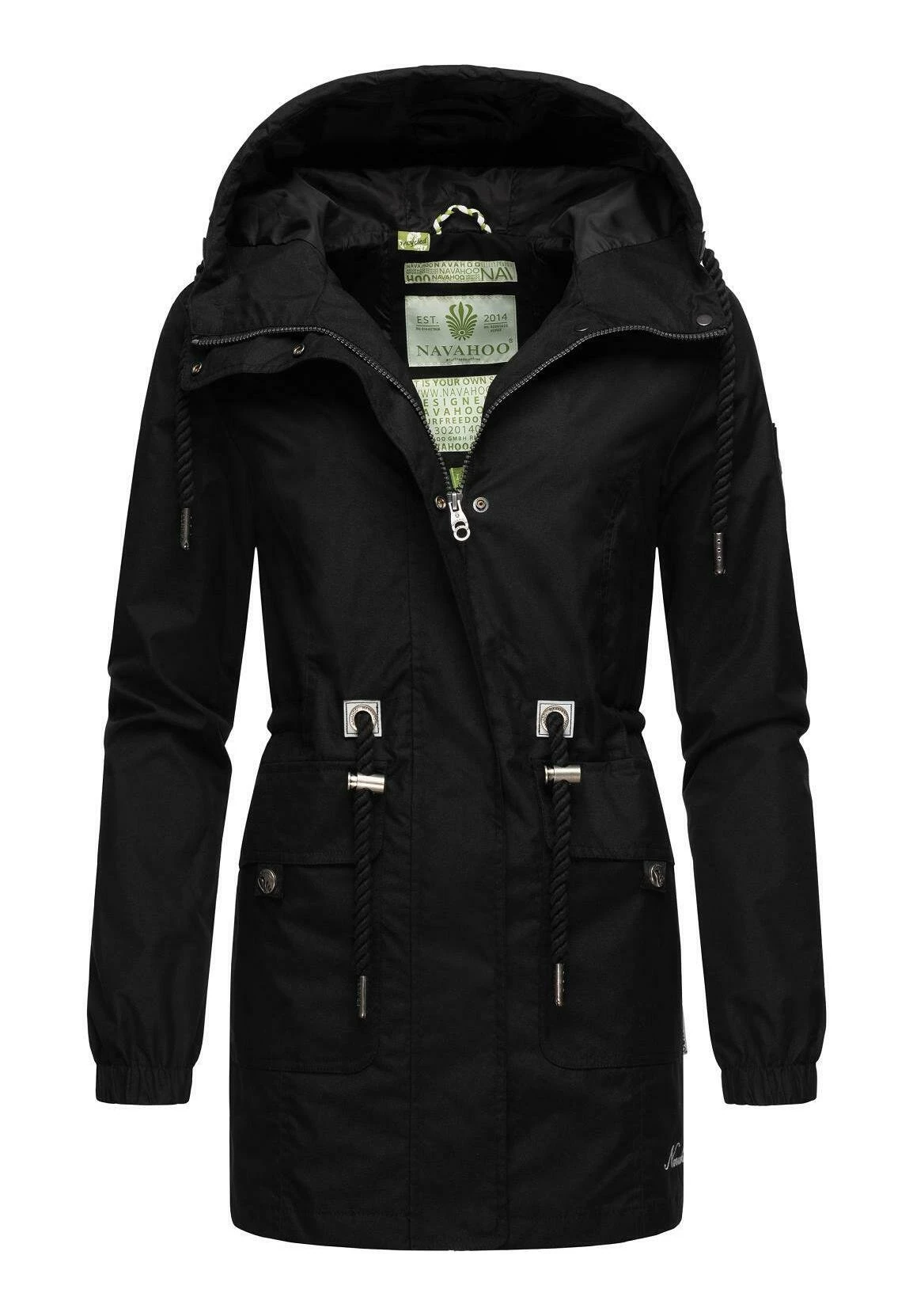 Navahoo Übergangs Neophee - Parka - Black 3 Navahoo Übergangs Neophee - Parka - Black