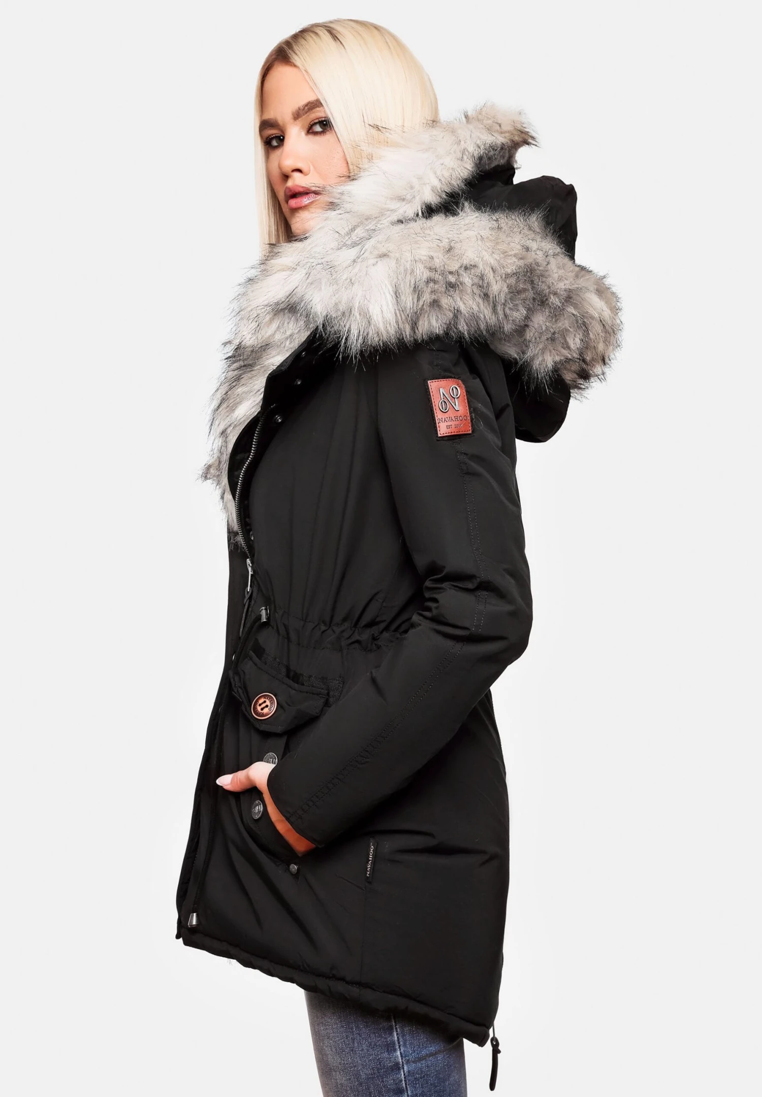 Navahoo Sweety - Winterjas - Black 5 Navahoo Sweety - Winterjas - Black - Afbeelding 3