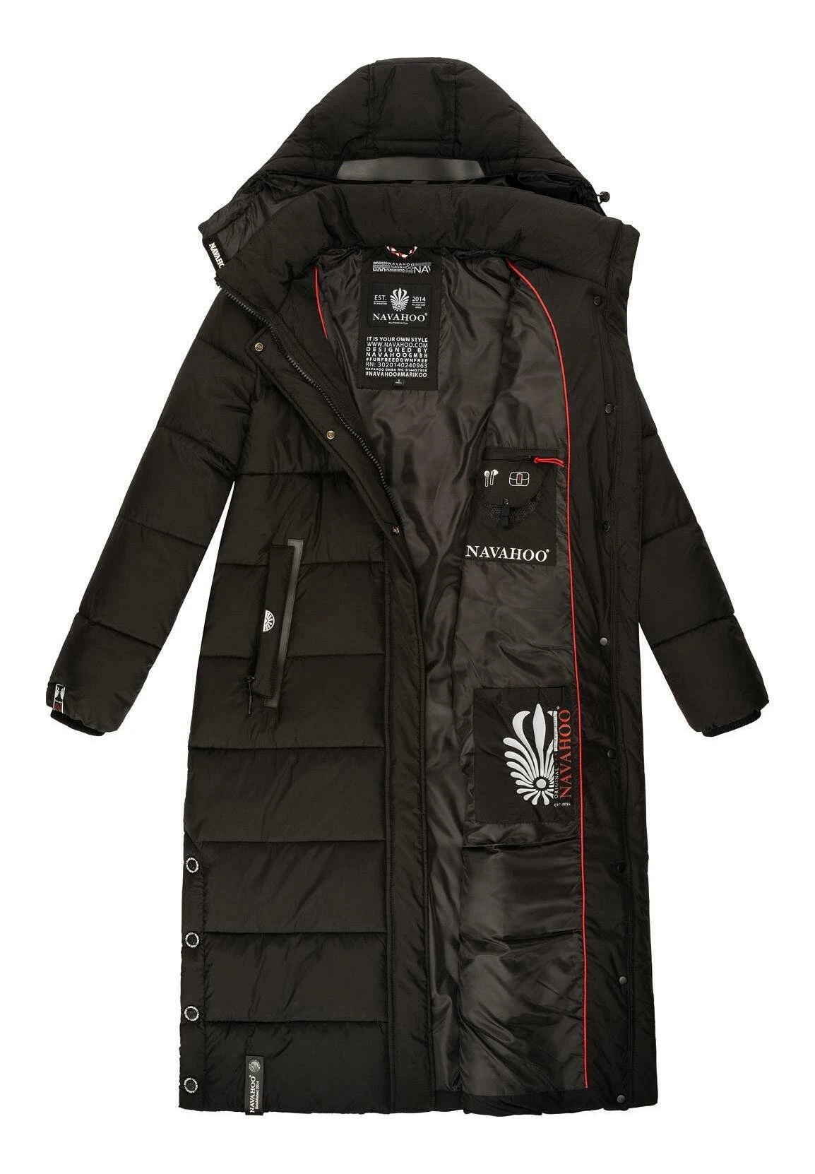 Navahoo Isalie - Winterjas - Black 6 Navahoo Isalie - Winterjas - Black - Afbeelding 4