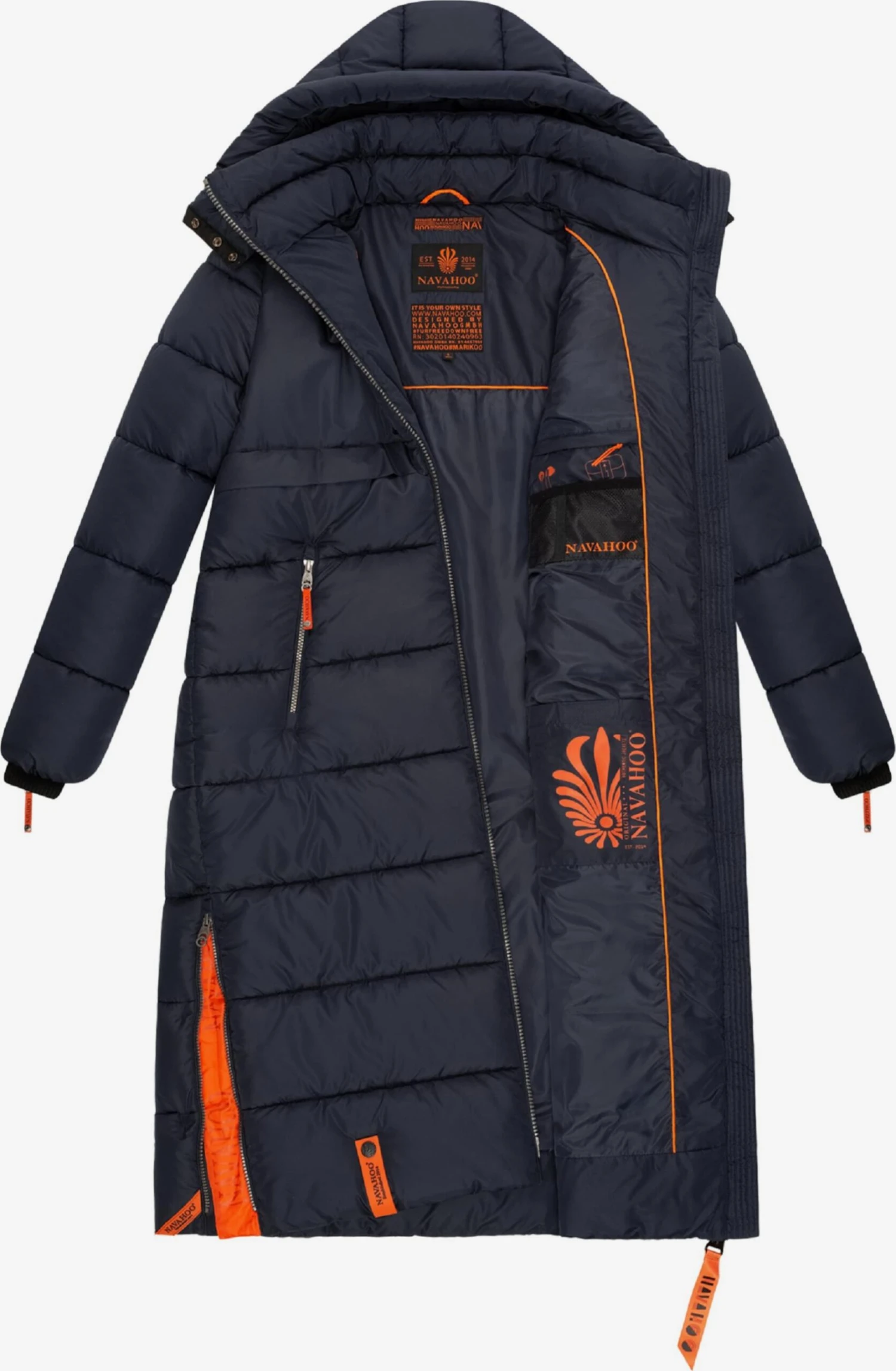 Navahoo Wintermantels Wintermantel Dames Navy 9 Navahoo Wintermantels Wintermantel Dames Navy - Afbeelding 7