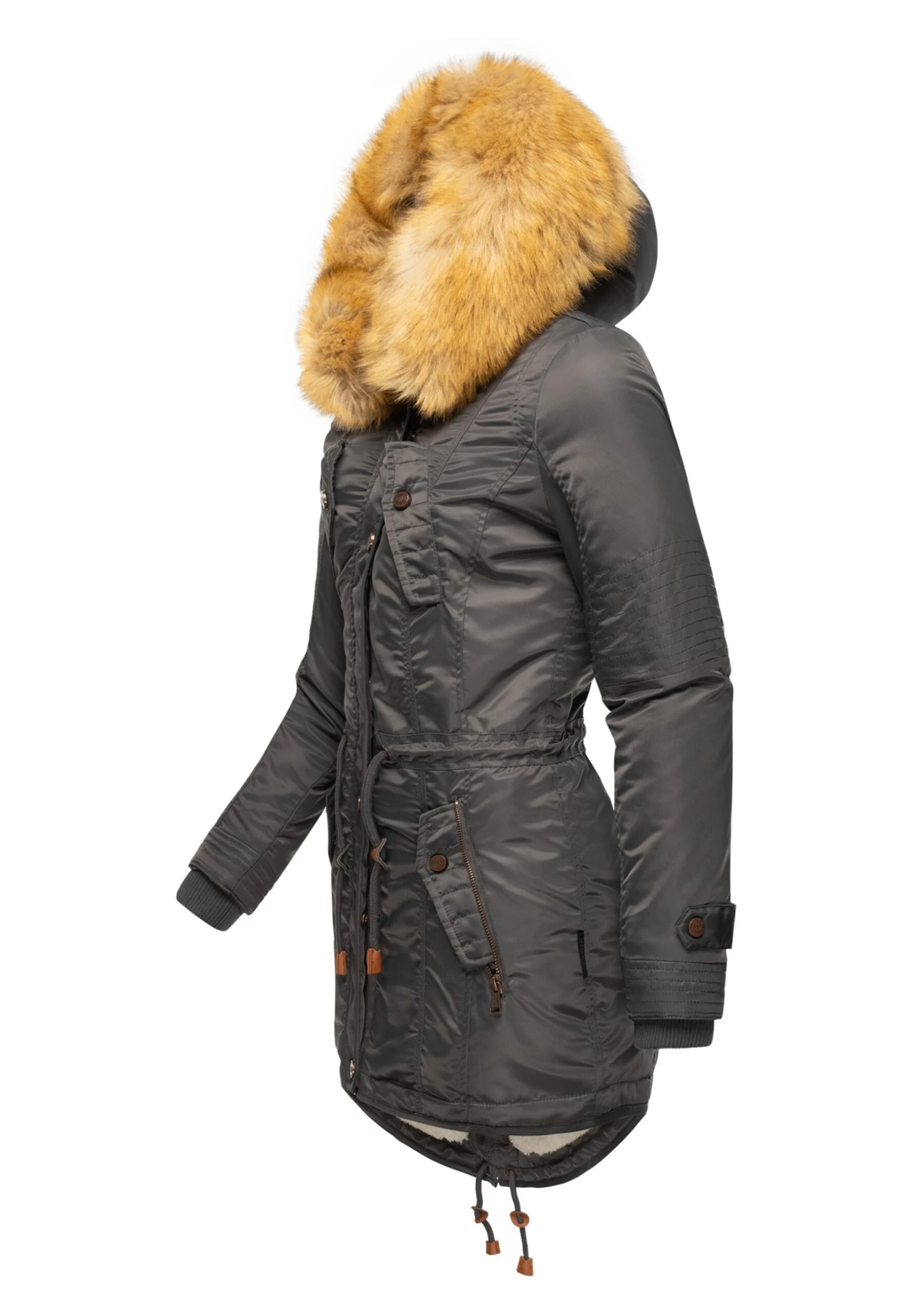 Navahoo La Viva - Winterjas - Anthracite 4 Navahoo La Viva - Winterjas - Anthracite - Afbeelding 2