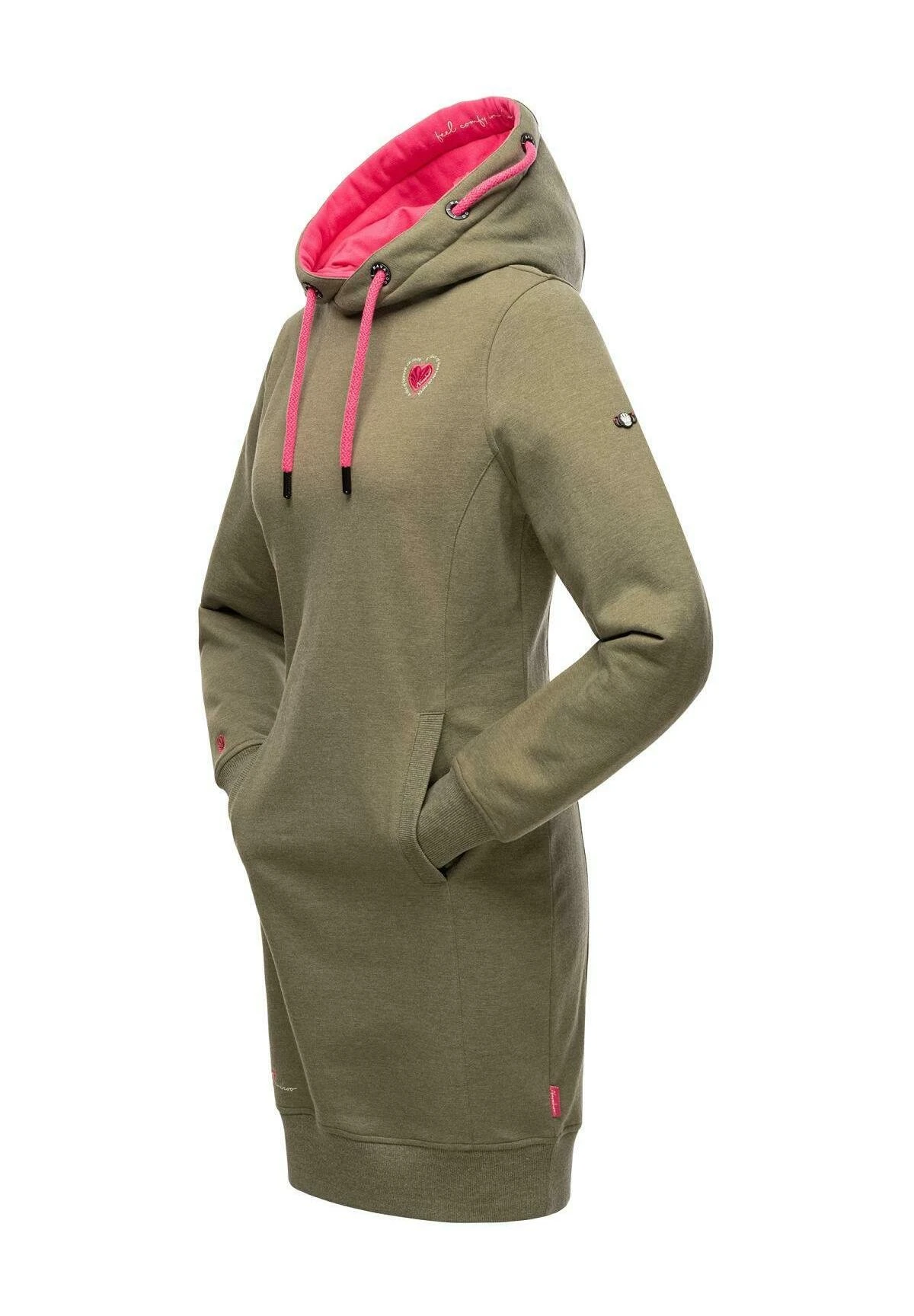 Navahoo Jurk - Dusty Olive Melange 8 Navahoo Jurk - Dusty Olive Melange - Afbeelding 6