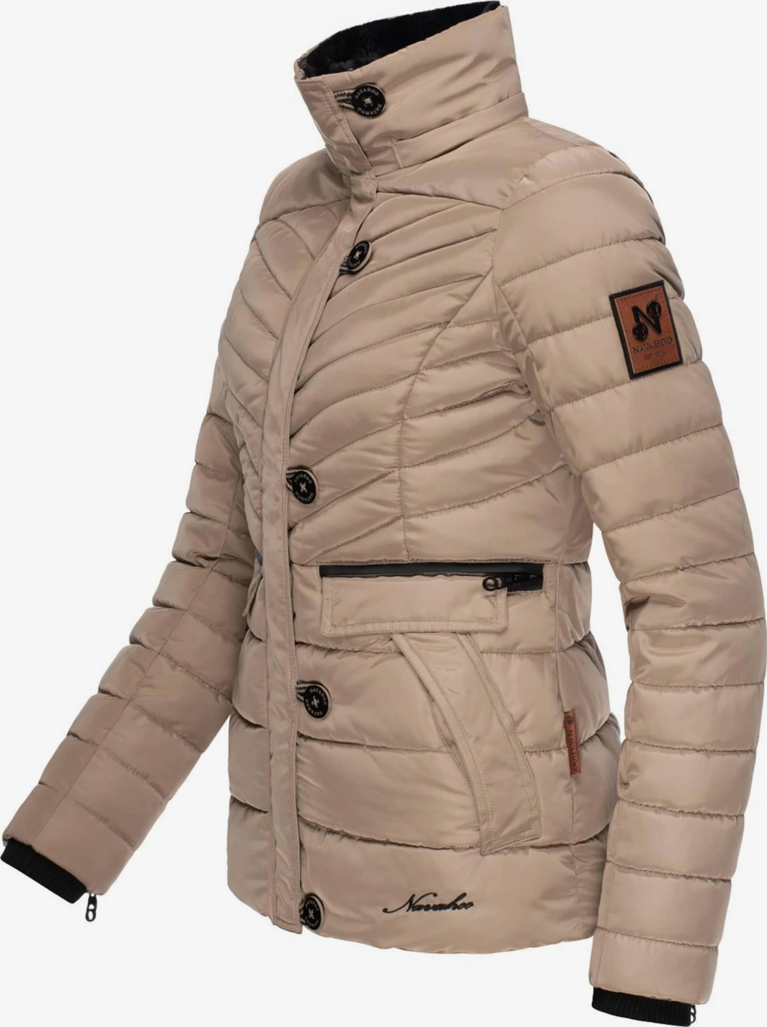 Navahoo Winterjassen Winterjas Wisteriaa Dames Lichtbruin 7 Navahoo Winterjassen Winterjas Wisteriaa Dames Lichtbruin - Afbeelding 5