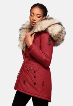 Navahoo Parkas Winterparka Sweety Dames Rood -Navahoo 8e0c8084ac7d0002472bc5baeef434af