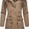 Navahoo Parkas Winterparka Rosinchen Dames Lichtbruin -Navahoo 8ed3d4812bf78e2bc14dc96c8c348089