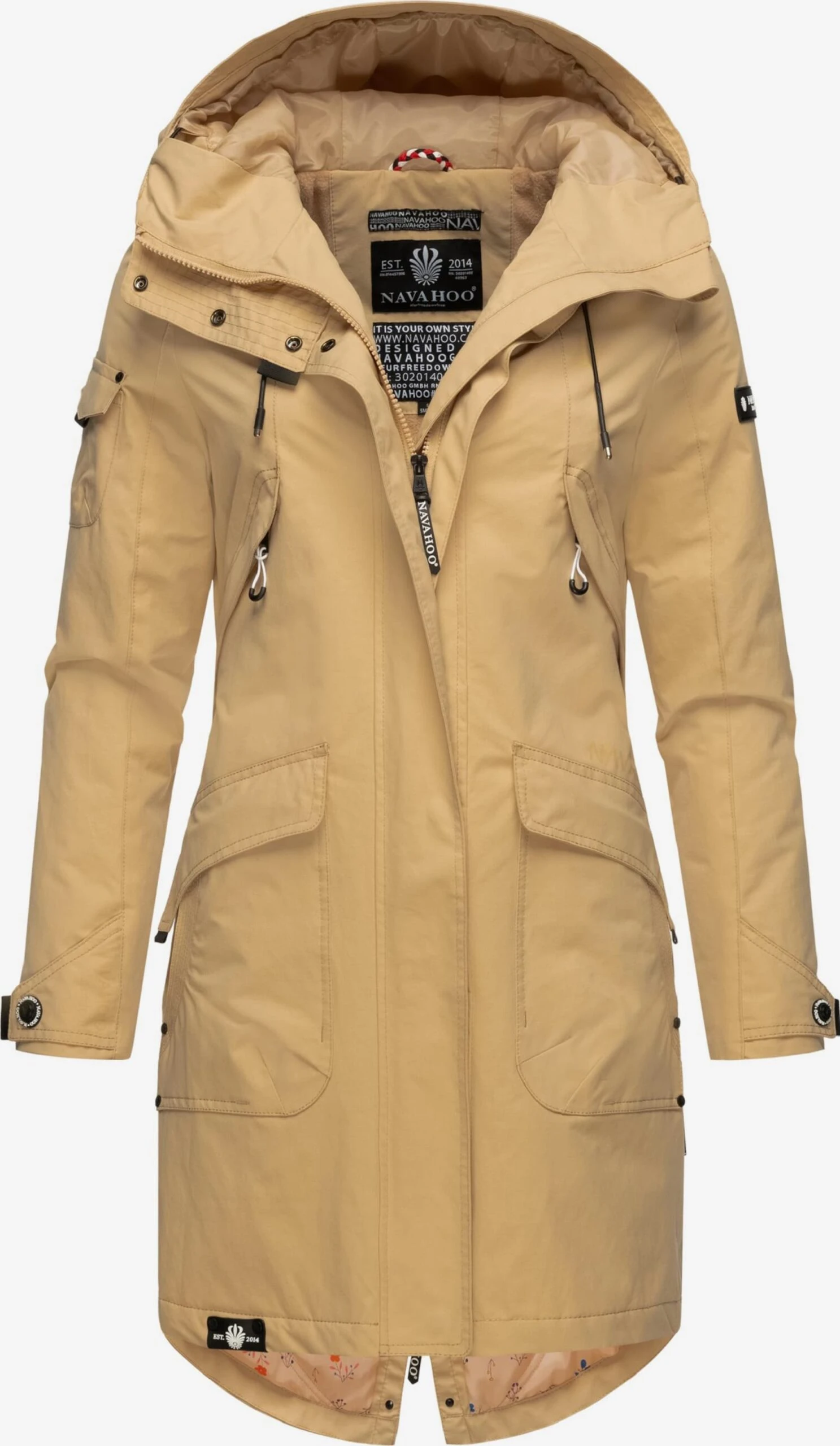 Navahoo Outdoor Jassen Functionele Jas Pfefferschote Dames Beige 3 Navahoo Outdoor Jassen Functionele Jas Pfefferschote Dames Beige