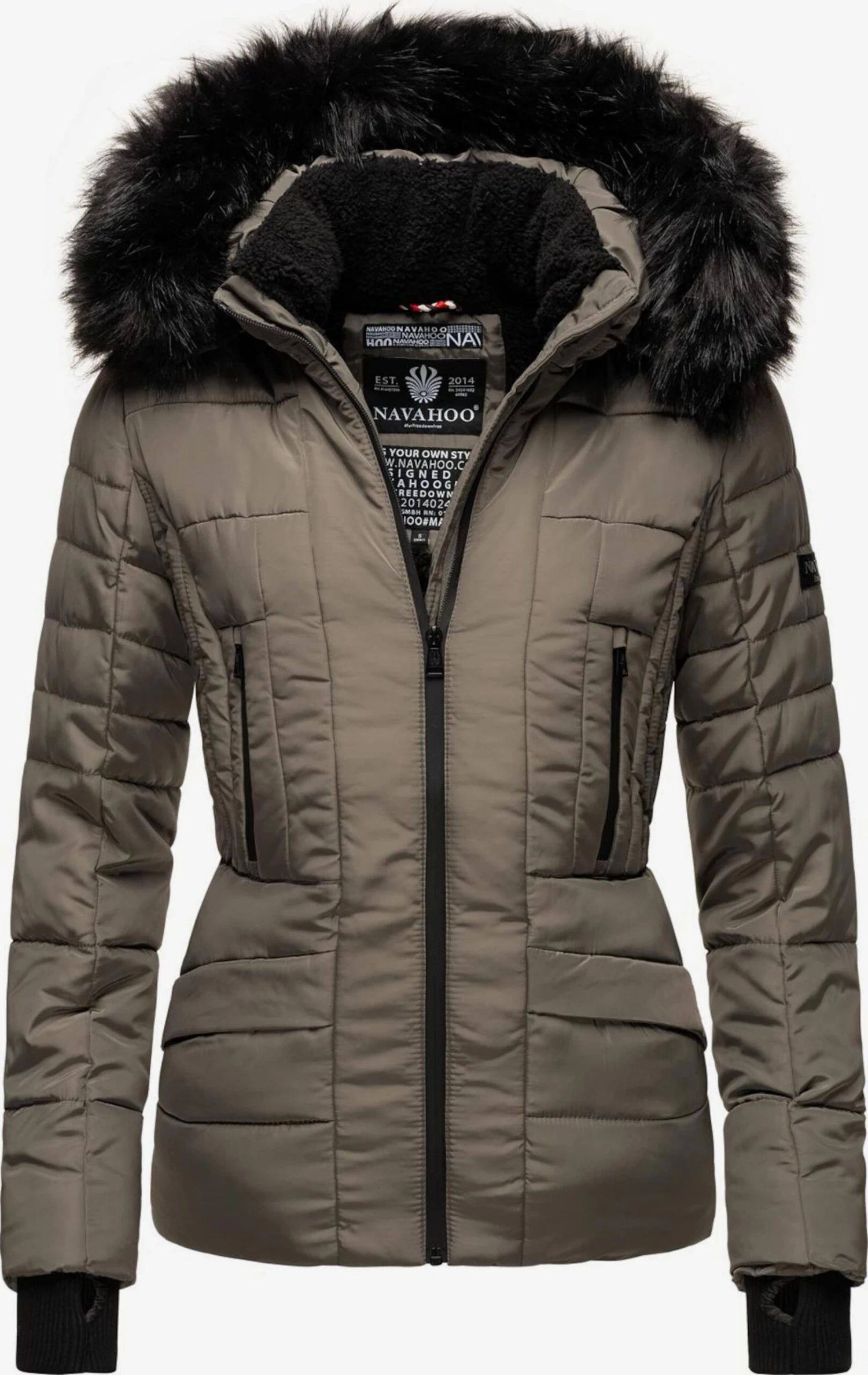 Navahoo Winterjassen Winterjas Adele Dames Grijs 3 Navahoo Winterjassen Winterjas Adele Dames Grijs