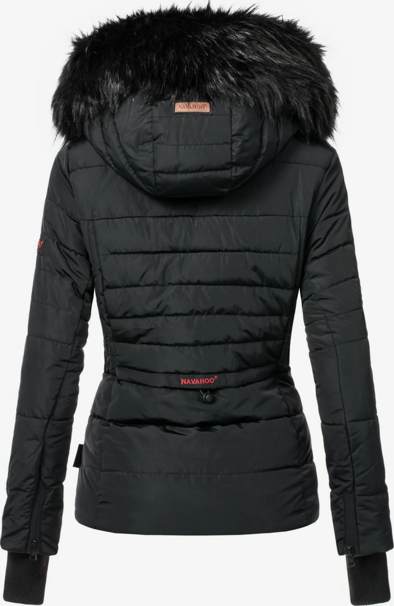 Navahoo Winterjassen Winterjas Adele Dames Zwart 5 Navahoo Winterjassen Winterjas Adele Dames Zwart - Afbeelding 3