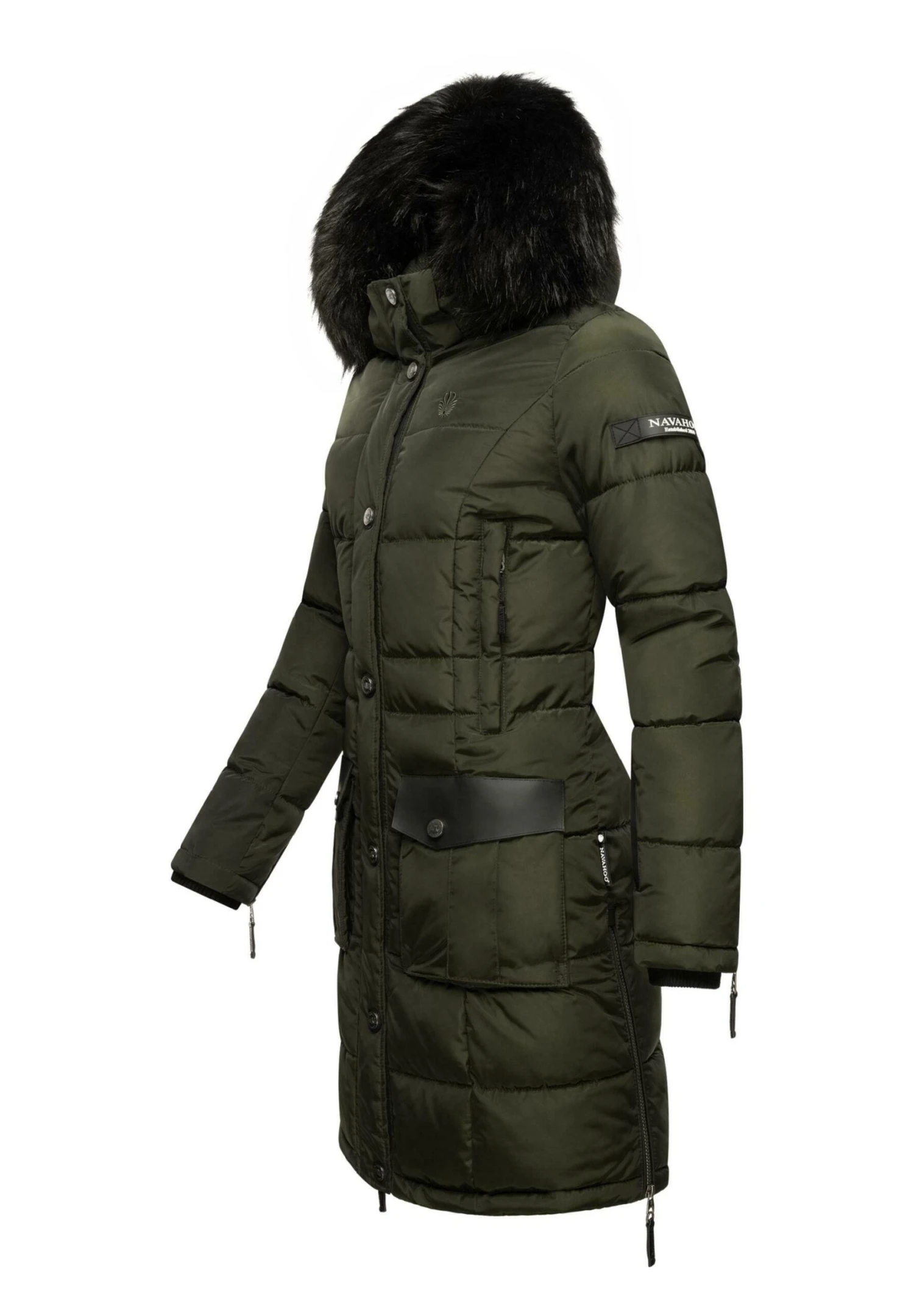 Navahoo Sinja - Winterjas - Olive 4 Navahoo Sinja - Winterjas - Olive - Afbeelding 2