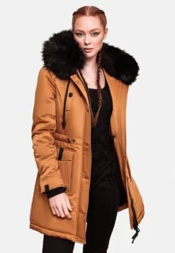 Navahoo Parkas Winterparka Luluna Dames Cognac -Navahoo 984c4cdccdf1683eedd741109d98b2c5