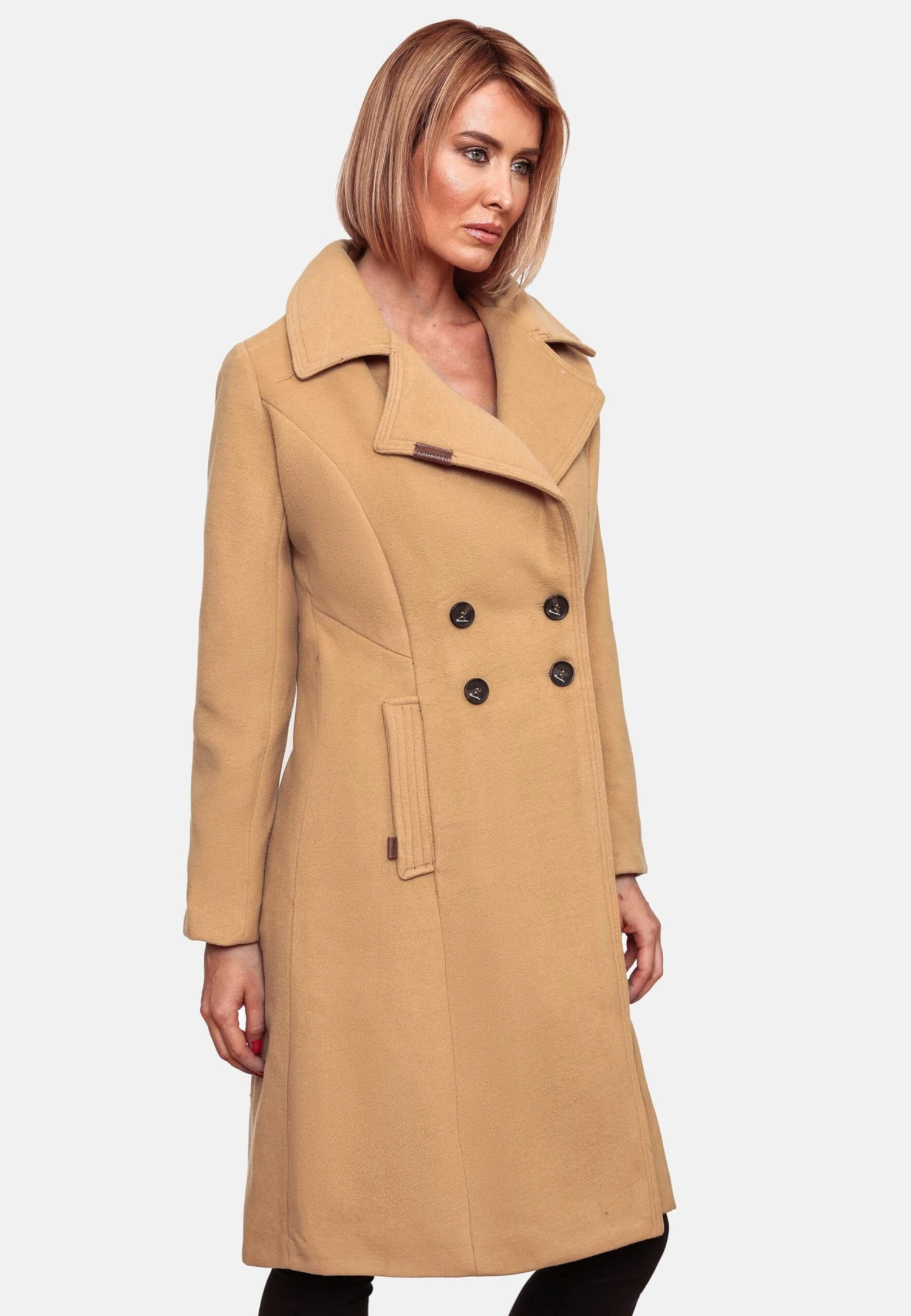 Navahoo Wintermantels Wintermantel Wooly Dames Sand 7 Navahoo Wintermantels Wintermantel Wooly Dames Sand - Afbeelding 5