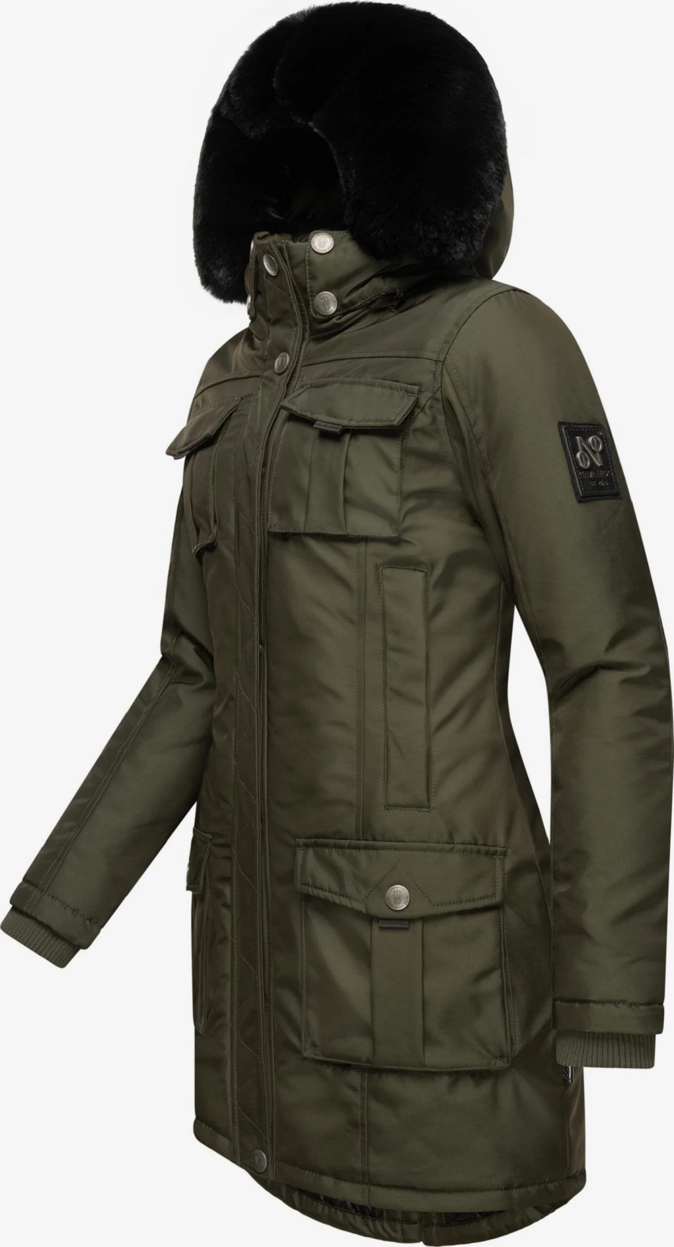 Navahoo Outdoor Jassen Functionele Jas Tiniis Dames Kaki 4 Navahoo Outdoor Jassen Functionele Jas Tiniis Dames Kaki - Afbeelding 2