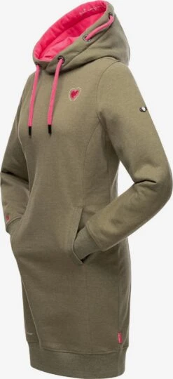 Navahoo Mini Jurken Jurk Dames Olijfgroen -Navahoo 9b26f21f87259ecade670d6def8b8ba9