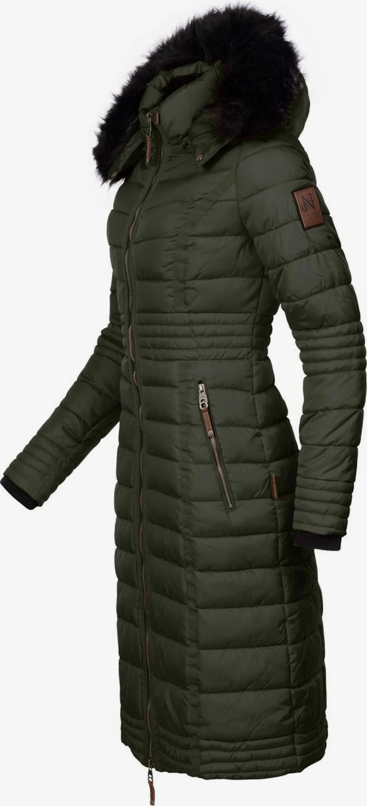 Navahoo Wintermantels Wintermantel Umay Dames Donkergroen 4 Navahoo Wintermantels Wintermantel Umay Dames Donkergroen - Afbeelding 2