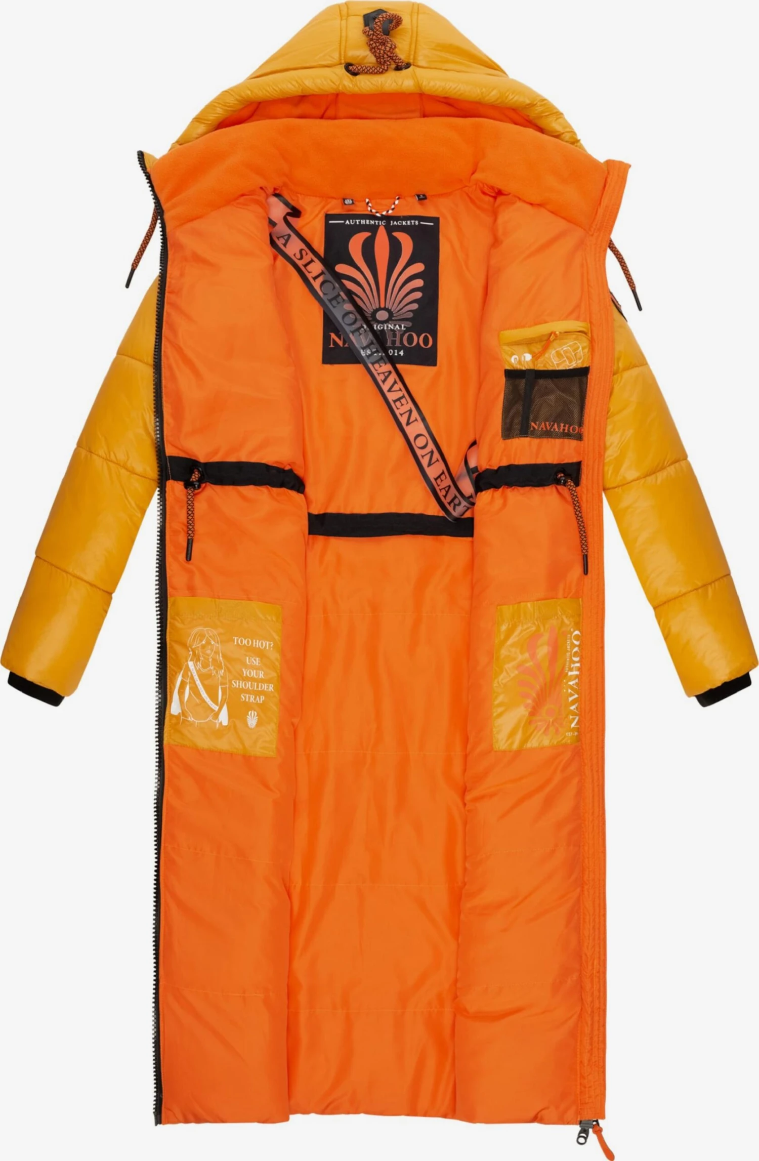 Navahoo Wintermantels Wintermantel Schmuseengel Dames Geel 7 Navahoo Wintermantels Wintermantel Schmuseengel Dames Geel - Afbeelding 5