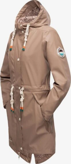 Navahoo Outdoor Jassen Functionele Jas Tropical Storm Dames Beige -Navahoo a31d9de9ceeb18e5eebfb4684bb8de83