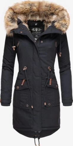 Navahoo Parkas Winterparka Rosinchen Dames Nachtblauw