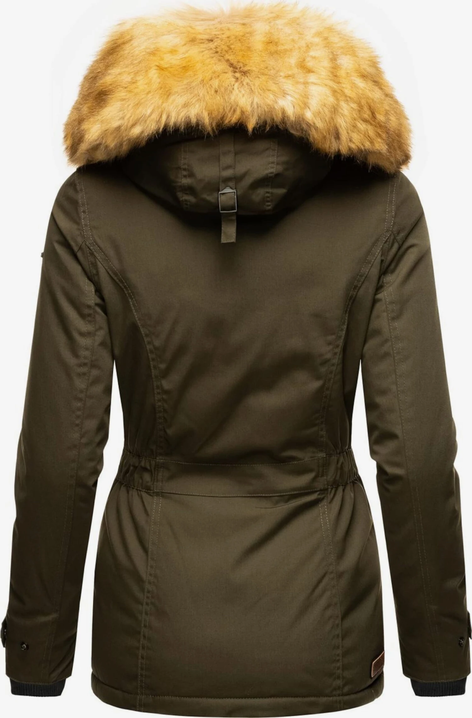 Navahoo Winterjassen Winterjas Laura Dames Kaki 5 Navahoo Winterjassen Winterjas Laura Dames Kaki - Afbeelding 3