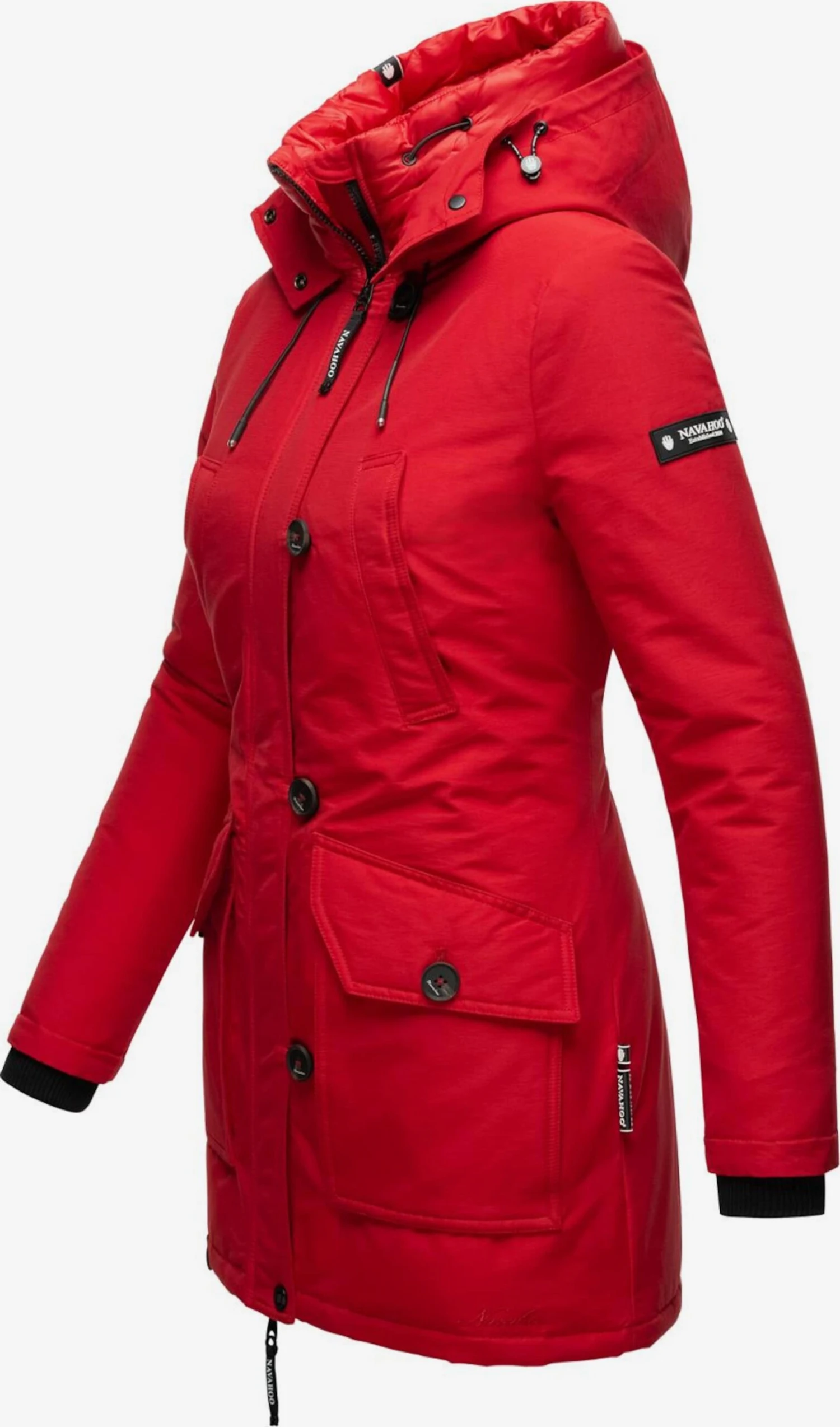 Navahoo Parkas Winterparka Freeze Stoorm Dames Rood 4 Navahoo Parkas Winterparka Freeze Stoorm Dames Rood - Afbeelding 2