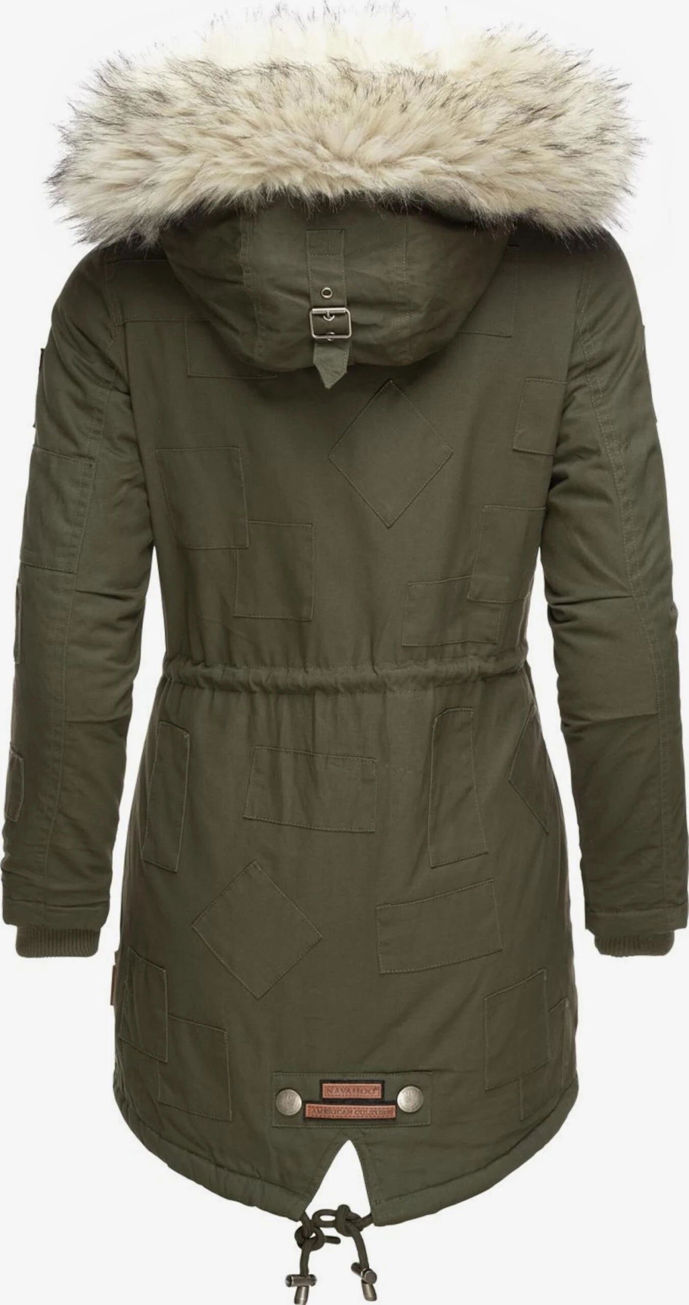 Navahoo Parkas Winterparka Honigfee Dames Kaki 5 Navahoo Parkas Winterparka Honigfee Dames Kaki - Afbeelding 3