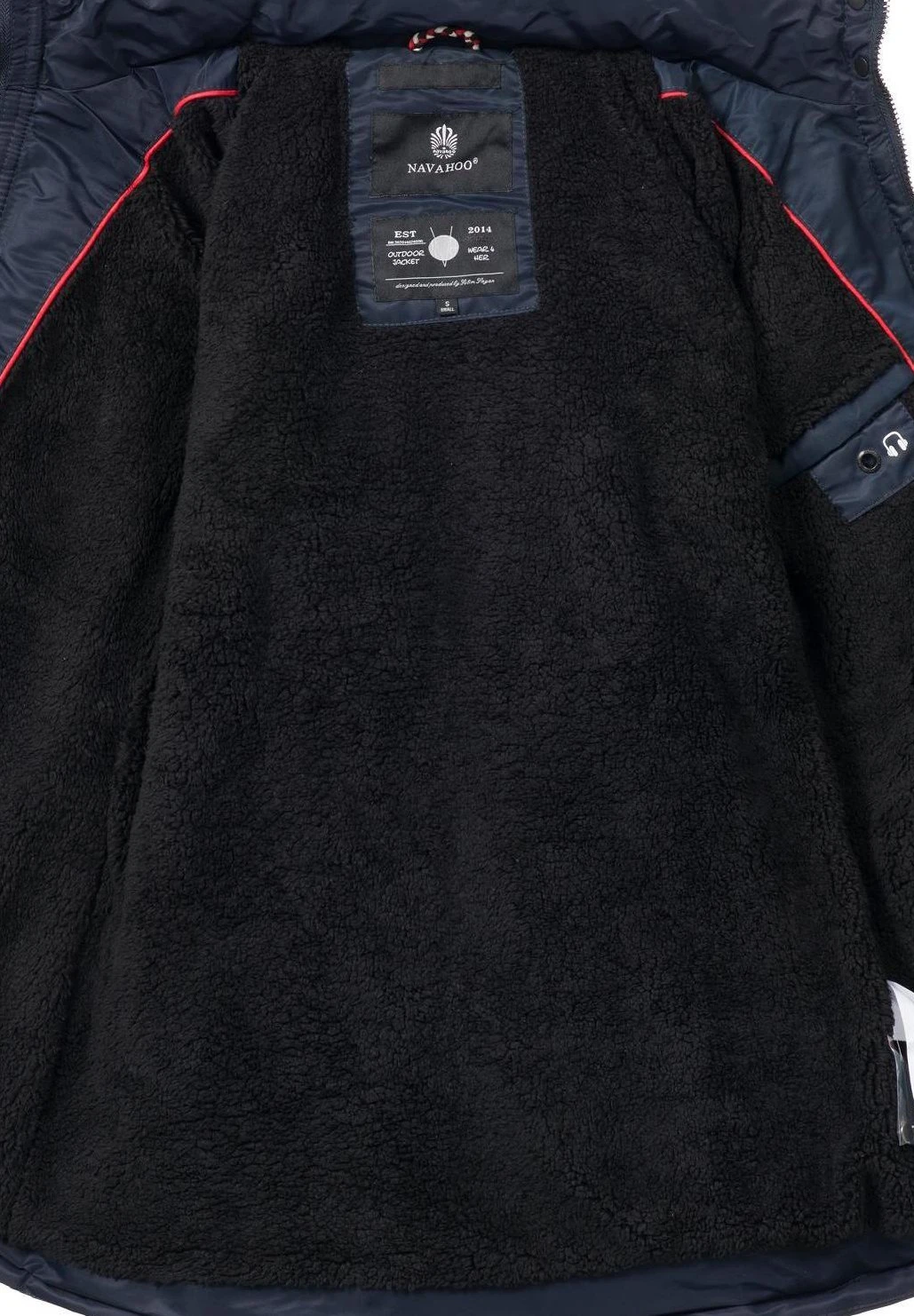 Navahoo Schätzchen - Winterjas - Blue 6 Navahoo Schätzchen - Winterjas - Blue - Afbeelding 4