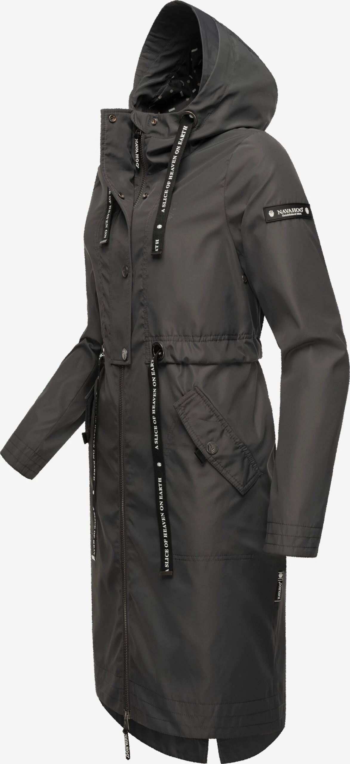 Navahoo Parkas Tussenparka Josinaa Dames Antraciet 4 Navahoo Parkas Tussenparka Josinaa Dames Antraciet - Afbeelding 2