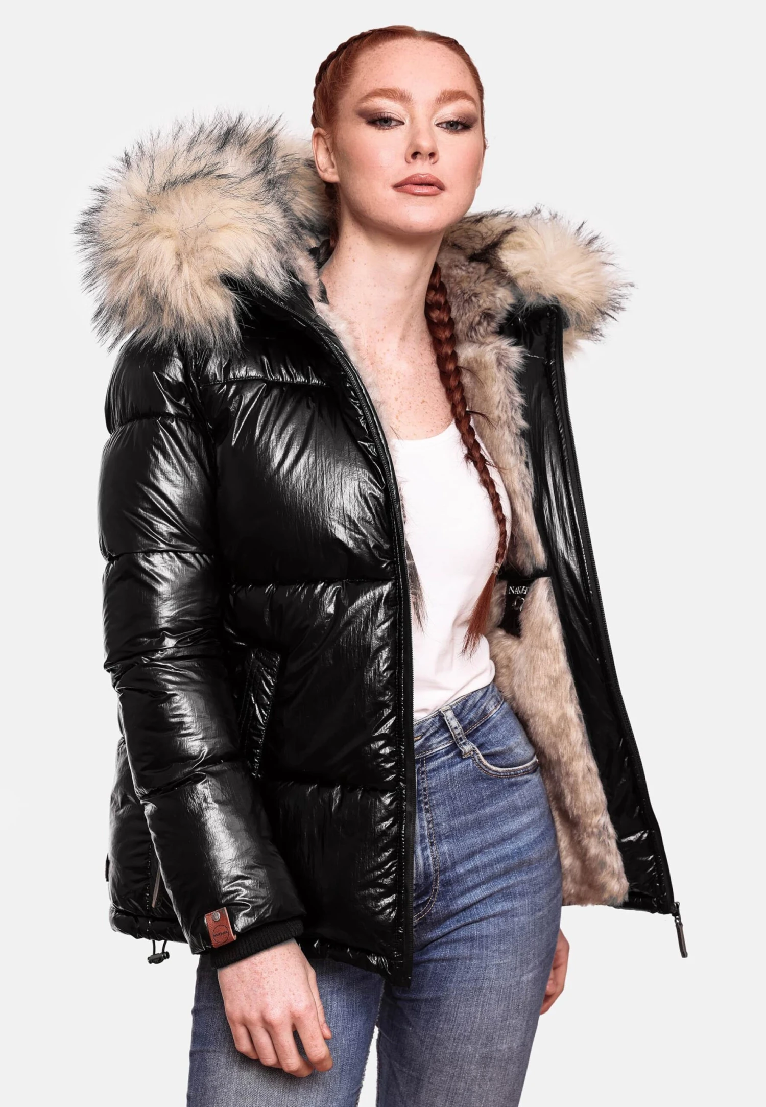 Navahoo Winterjassen Winterjas Tikunaa Dames Zwart 10 Navahoo Winterjassen Winterjas Tikunaa Dames Zwart - Afbeelding 8