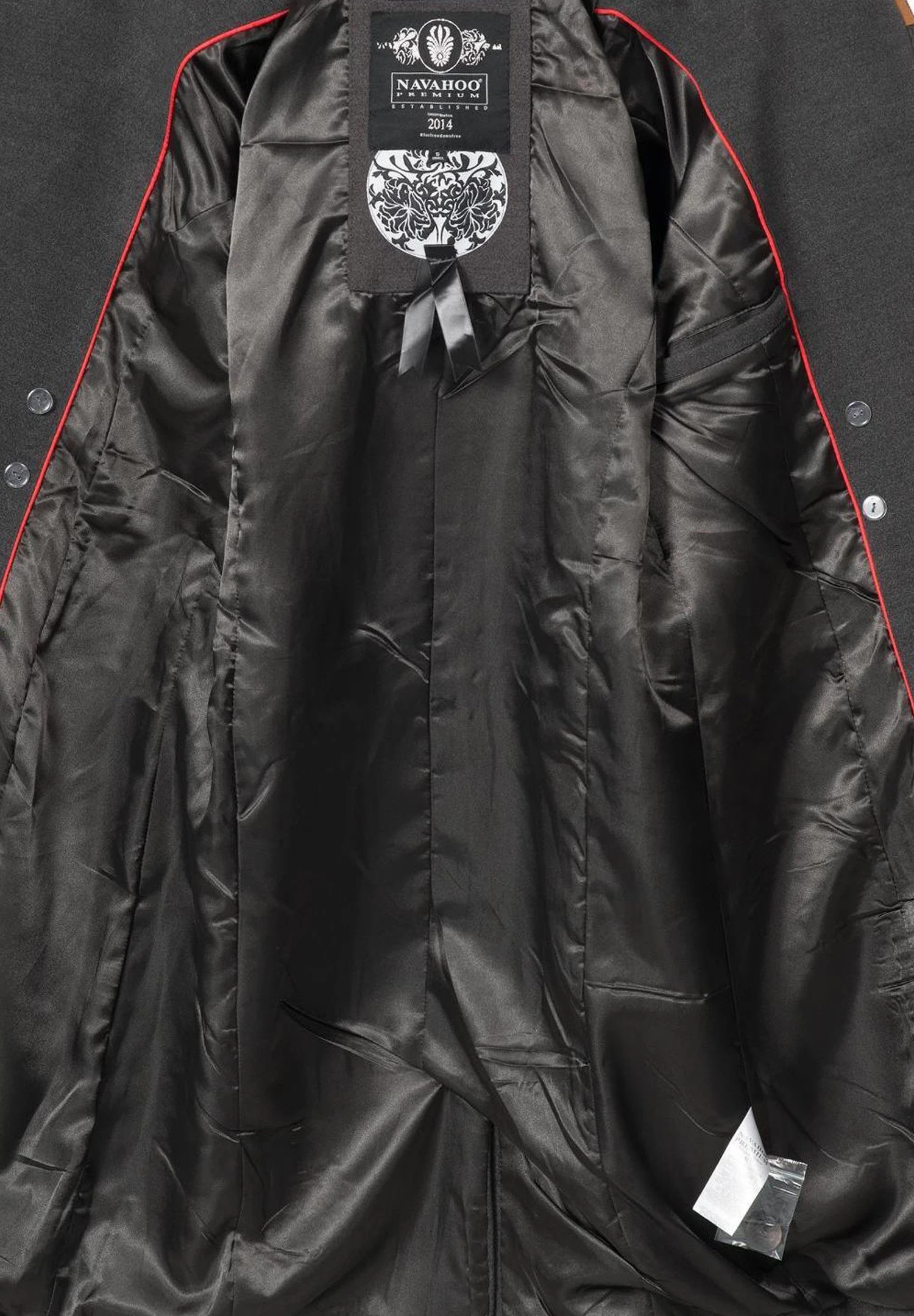 Navahoo Wooly - Halflange Jas - Anthracite 8 Navahoo Wooly - Halflange Jas - Anthracite - Afbeelding 6