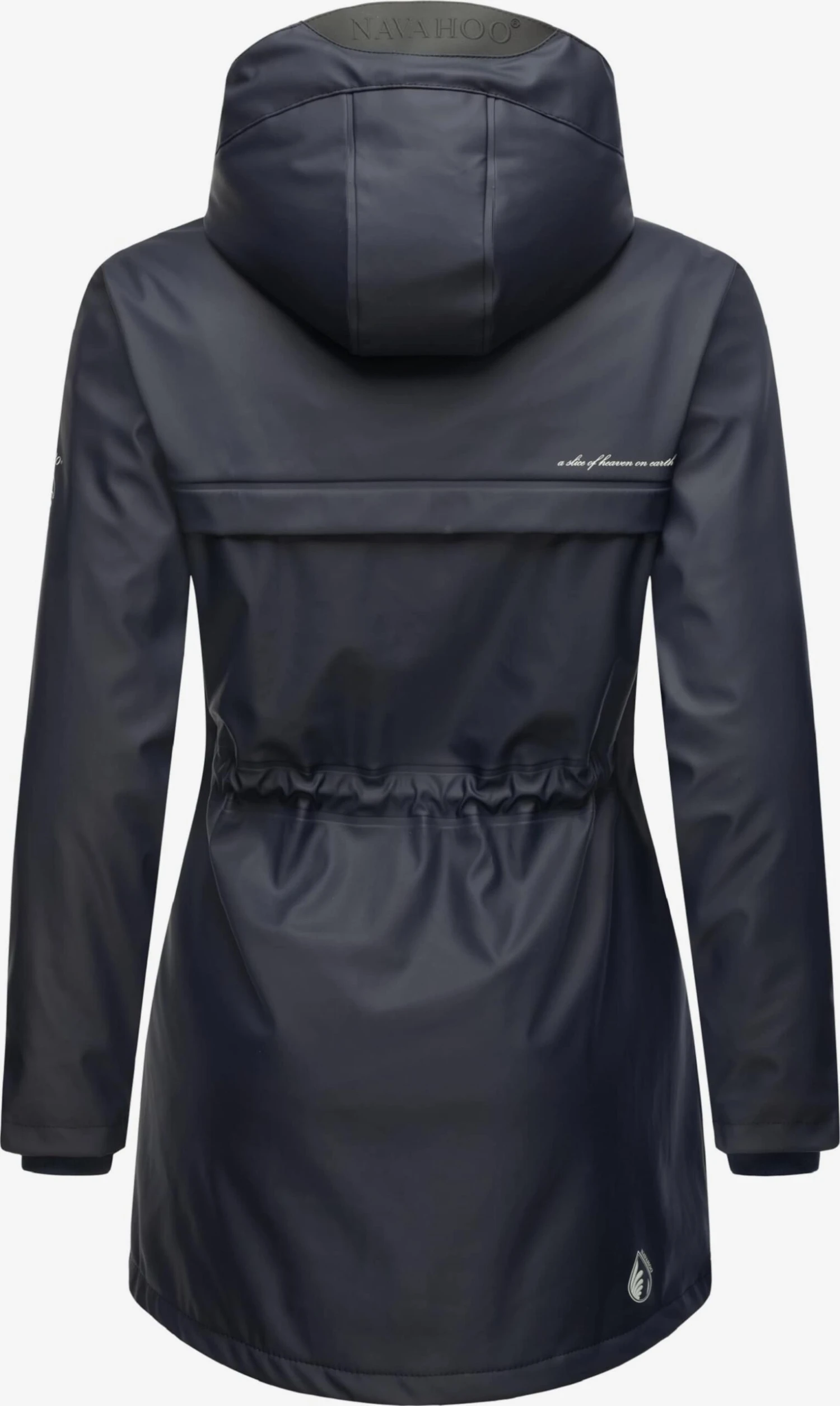 Navahoo Regenmantels Tussenmantel Rainy Forest Dames Donkerblauw 5 Navahoo Regenmantels Tussenmantel Rainy Forest Dames Donkerblauw - Afbeelding 3