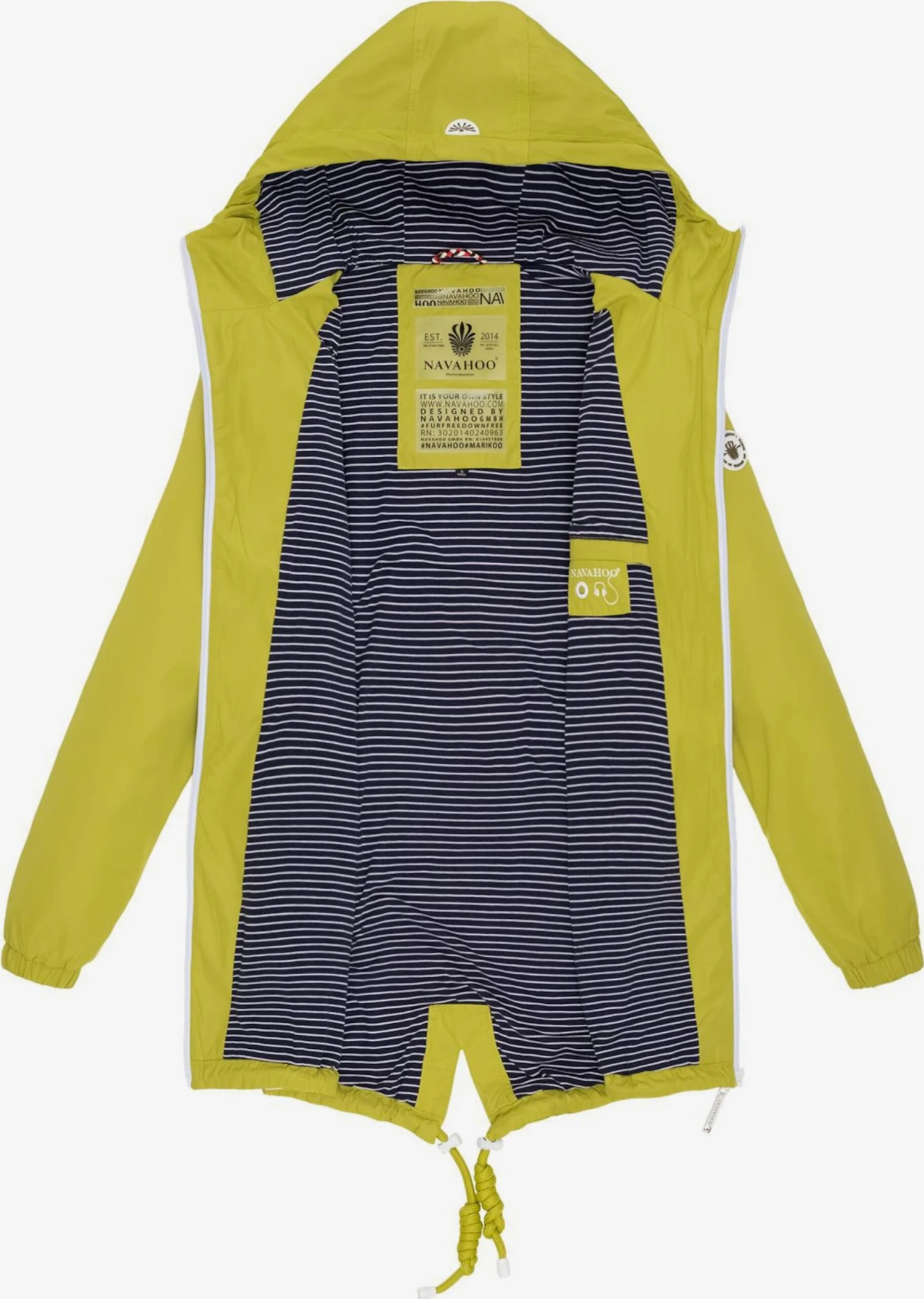 Navahoo Regenmantels Functionele Mantel Mein Nachtsternchen Dames Lichtgroen 7 Navahoo Regenmantels Functionele Mantel Mein Nachtsternchen Dames Lichtgroen - Afbeelding 5