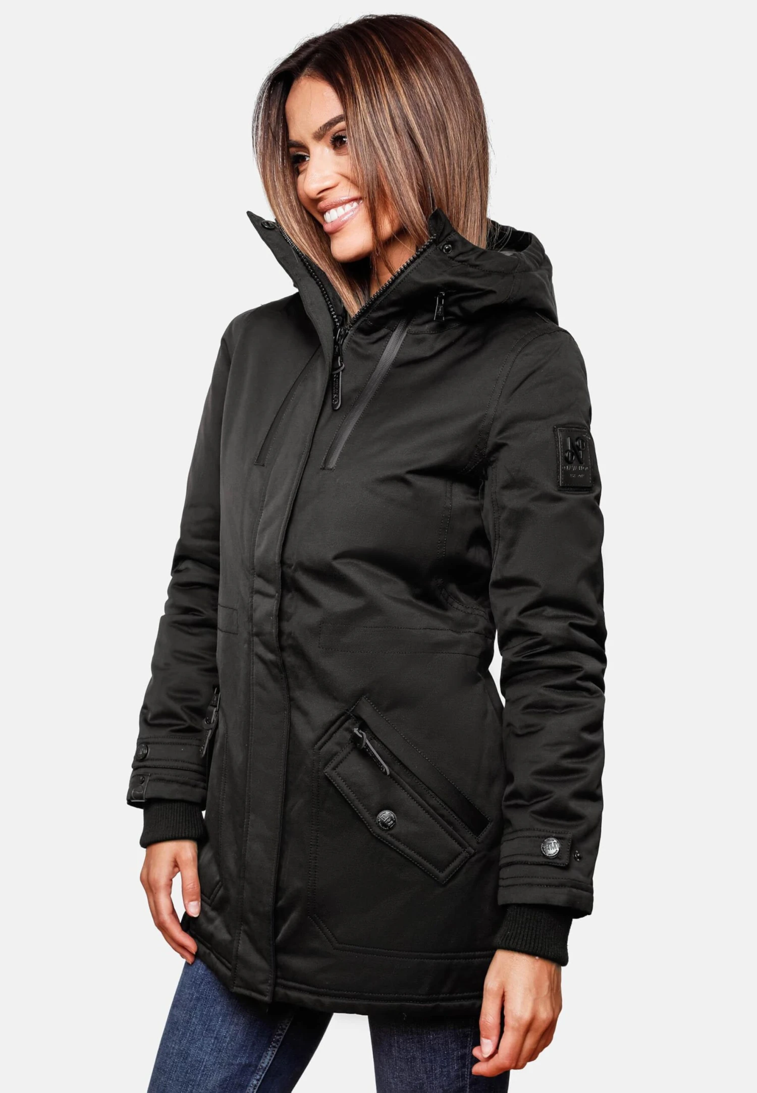 Navahoo Parkas Winterparka Dames Zwart 9 Navahoo Parkas Winterparka Dames Zwart - Afbeelding 7