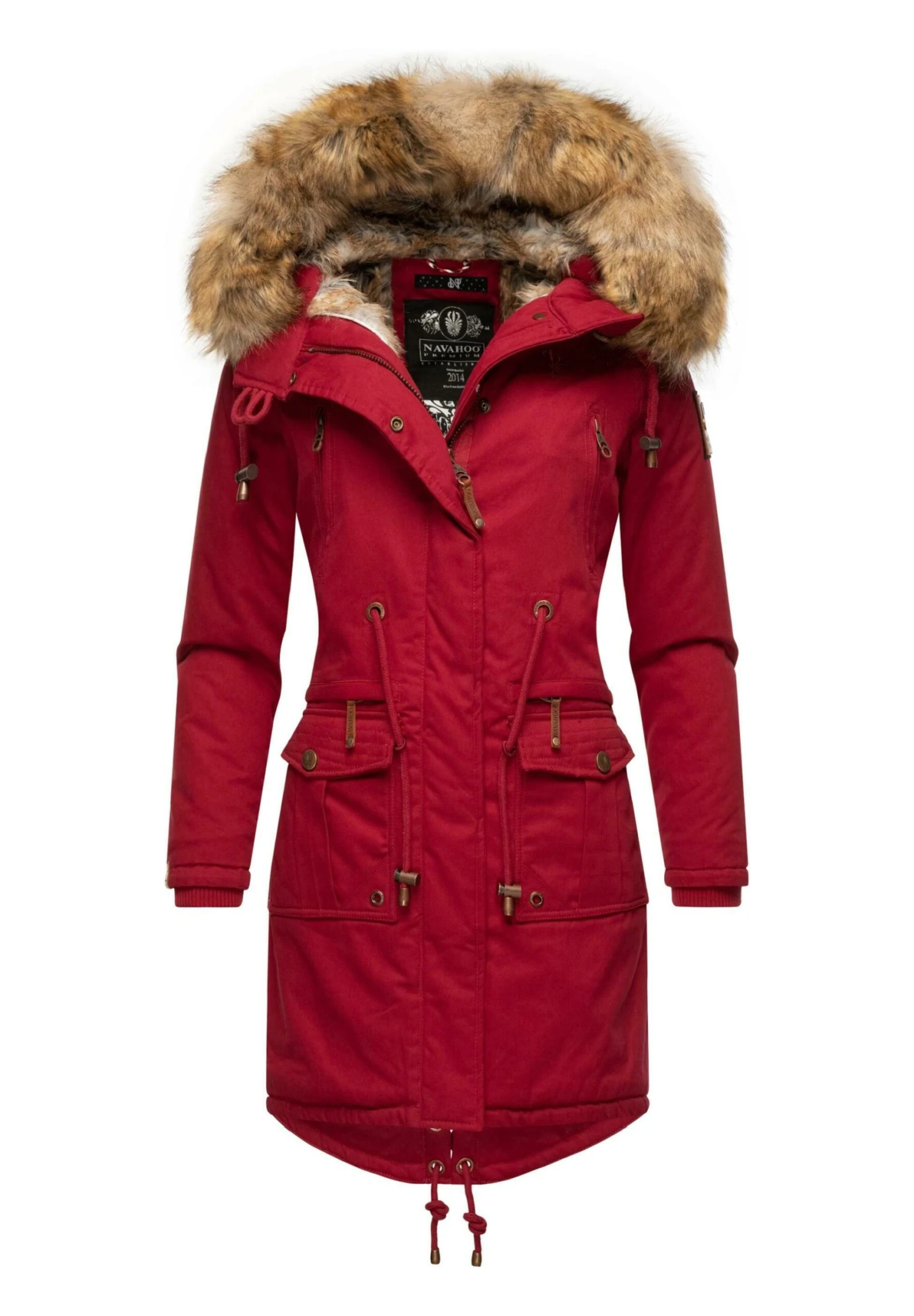 Navahoo Rosinchen - Winterjas - Blood Red 3 Navahoo Rosinchen - Winterjas - Blood Red