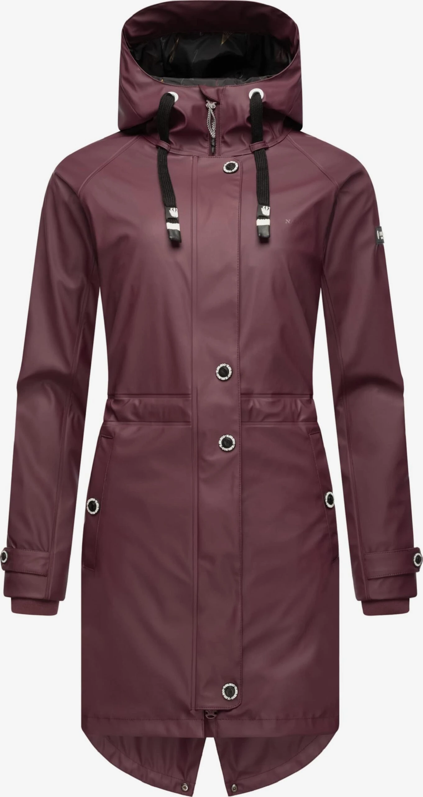 Navahoo Regenmantels Functionele Mantel Rainy Flower Dames Bourgogne 3 Navahoo Regenmantels Functionele Mantel Rainy Flower Dames Bourgogne