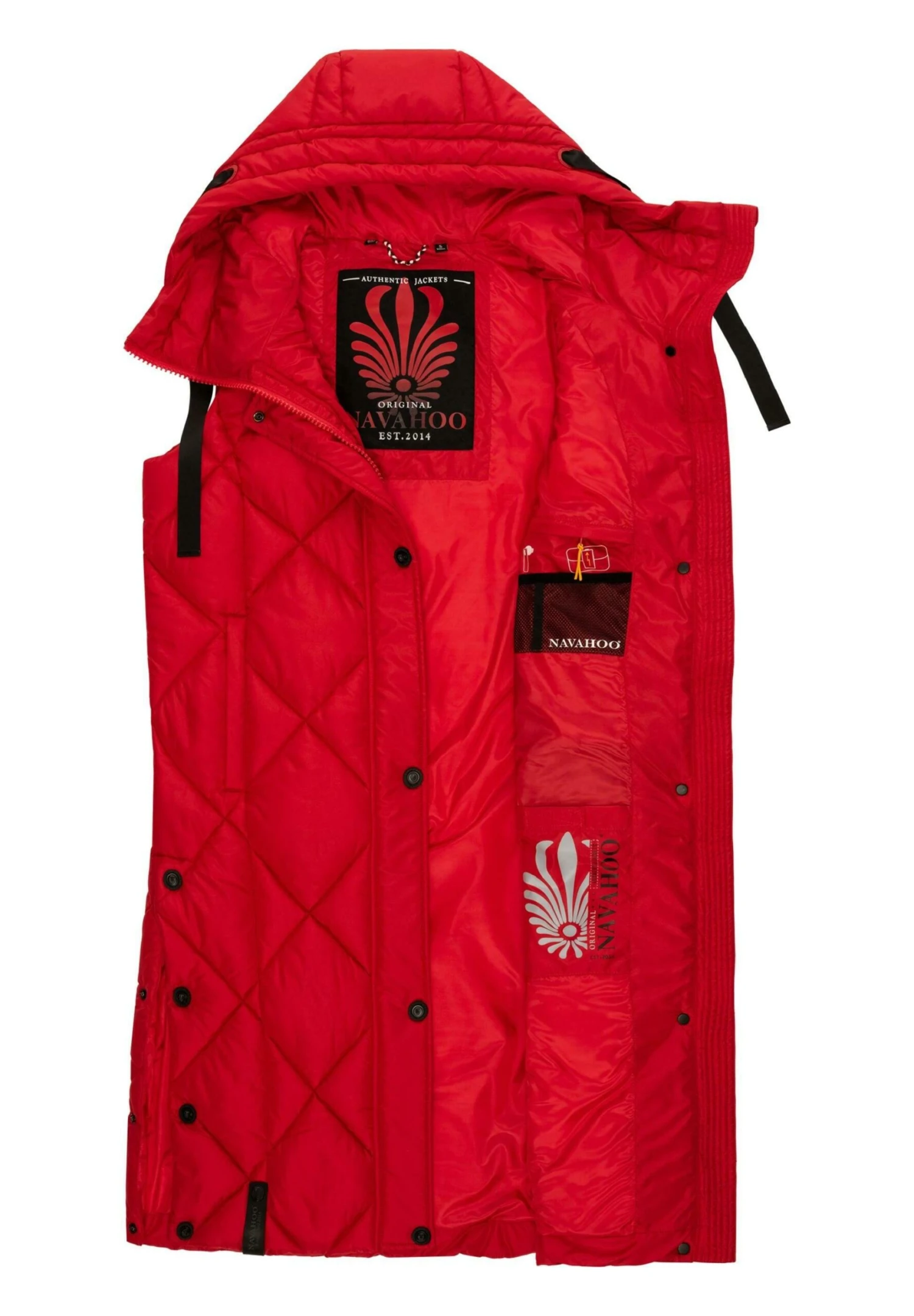 Navahoo Schnuckel - Bodywarmer - Apple Red 5 Navahoo Schnuckel - Bodywarmer - Apple Red - Afbeelding 3