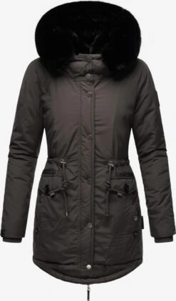 Navahoo Parkas Winterparka Sweety Deluxe Dames Antraciet