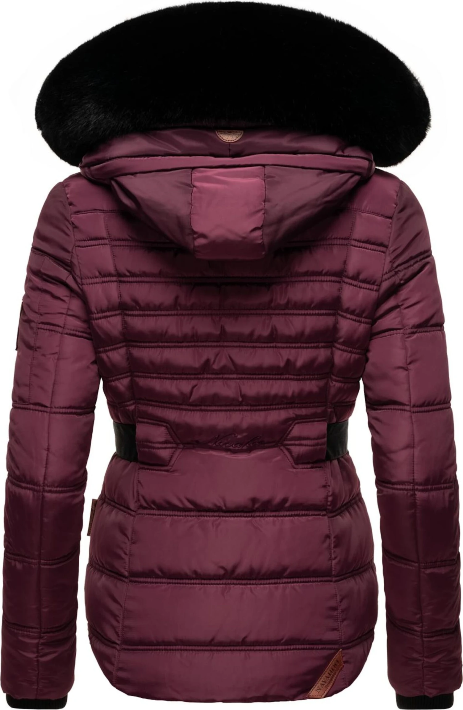 Navahoo Winterjassen Winterjas Melikaa Dames Bordeaux 8 Navahoo Winterjassen Winterjas Melikaa Dames Bordeaux - Afbeelding 6