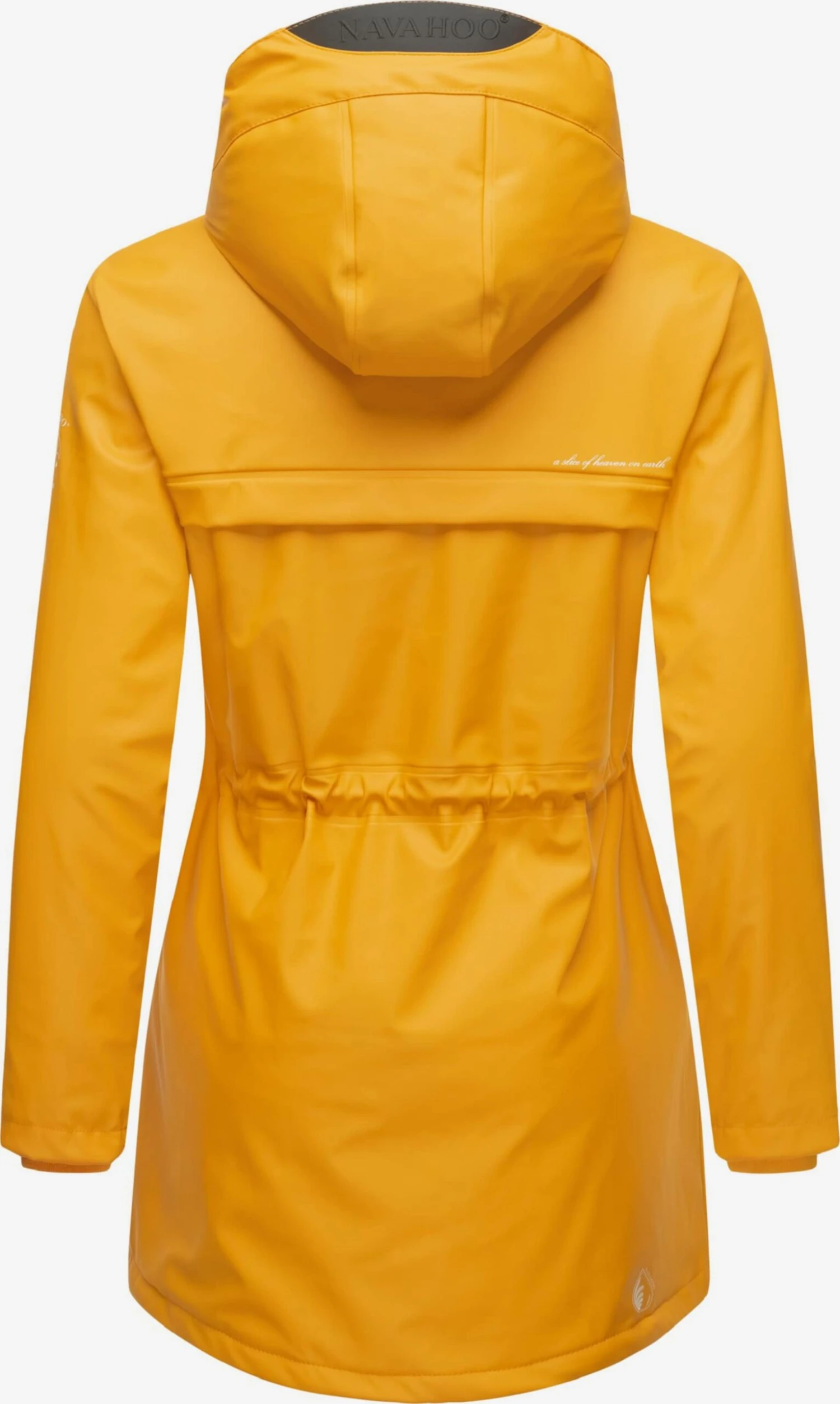 Navahoo Regenmantels Tussenmantel Rainy Forest Dames Geel 5 Navahoo Regenmantels Tussenmantel Rainy Forest Dames Geel - Afbeelding 3