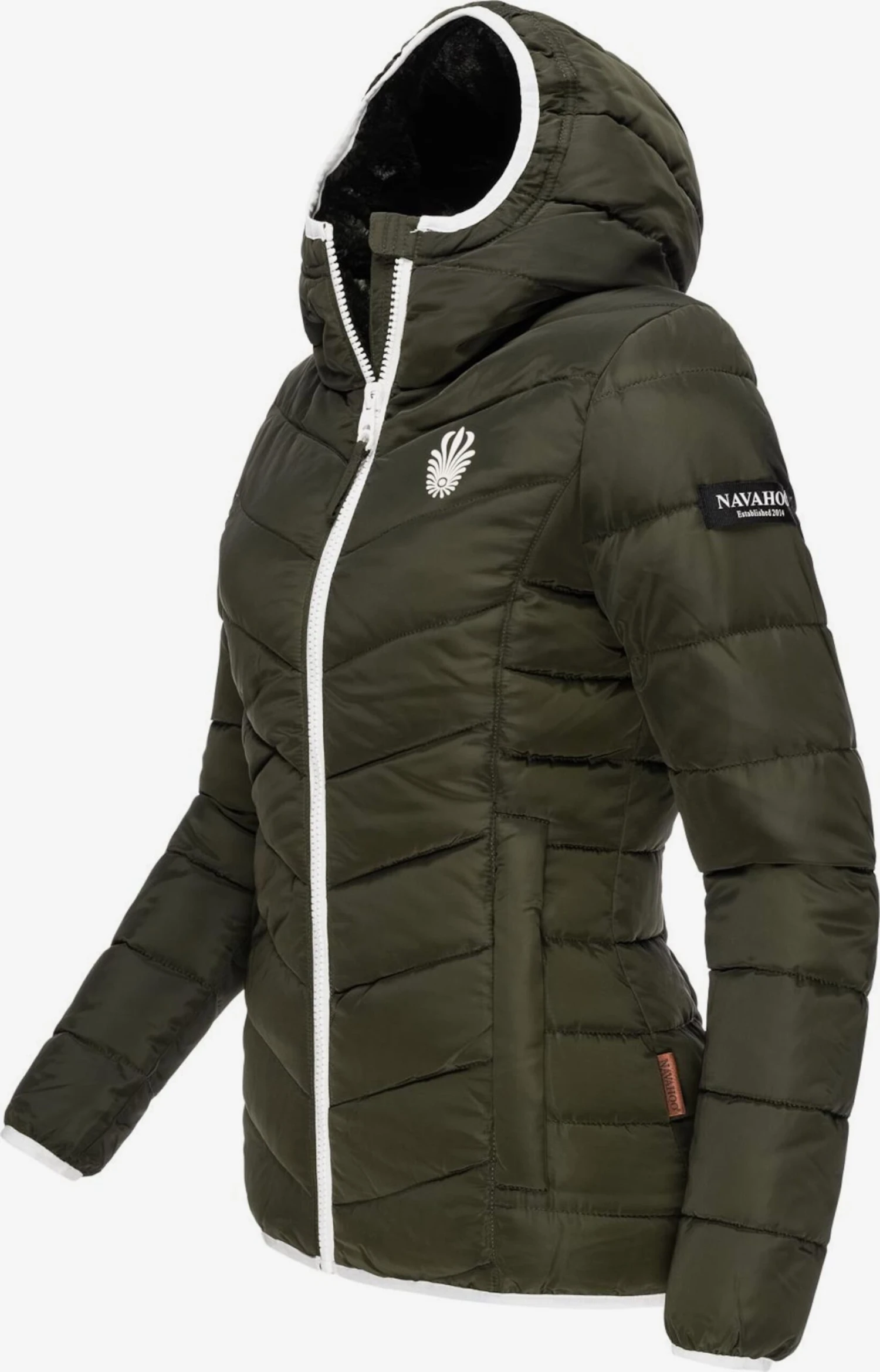 Navahoo Tussenjassen Tussenjas Elva Dames Olijfgroen 4 Navahoo Tussenjassen Tussenjas Elva Dames Olijfgroen - Afbeelding 2