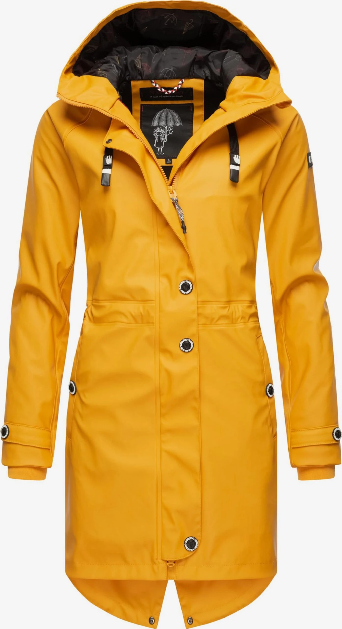 Navahoo Regenmantels Functionele Mantel Rainy Flower Dames Honing 6 Navahoo Regenmantels Functionele Mantel Rainy Flower Dames Honing - Afbeelding 4