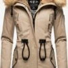 Navahoo Parkas Winterparka Bombii Dames Donkerbruin