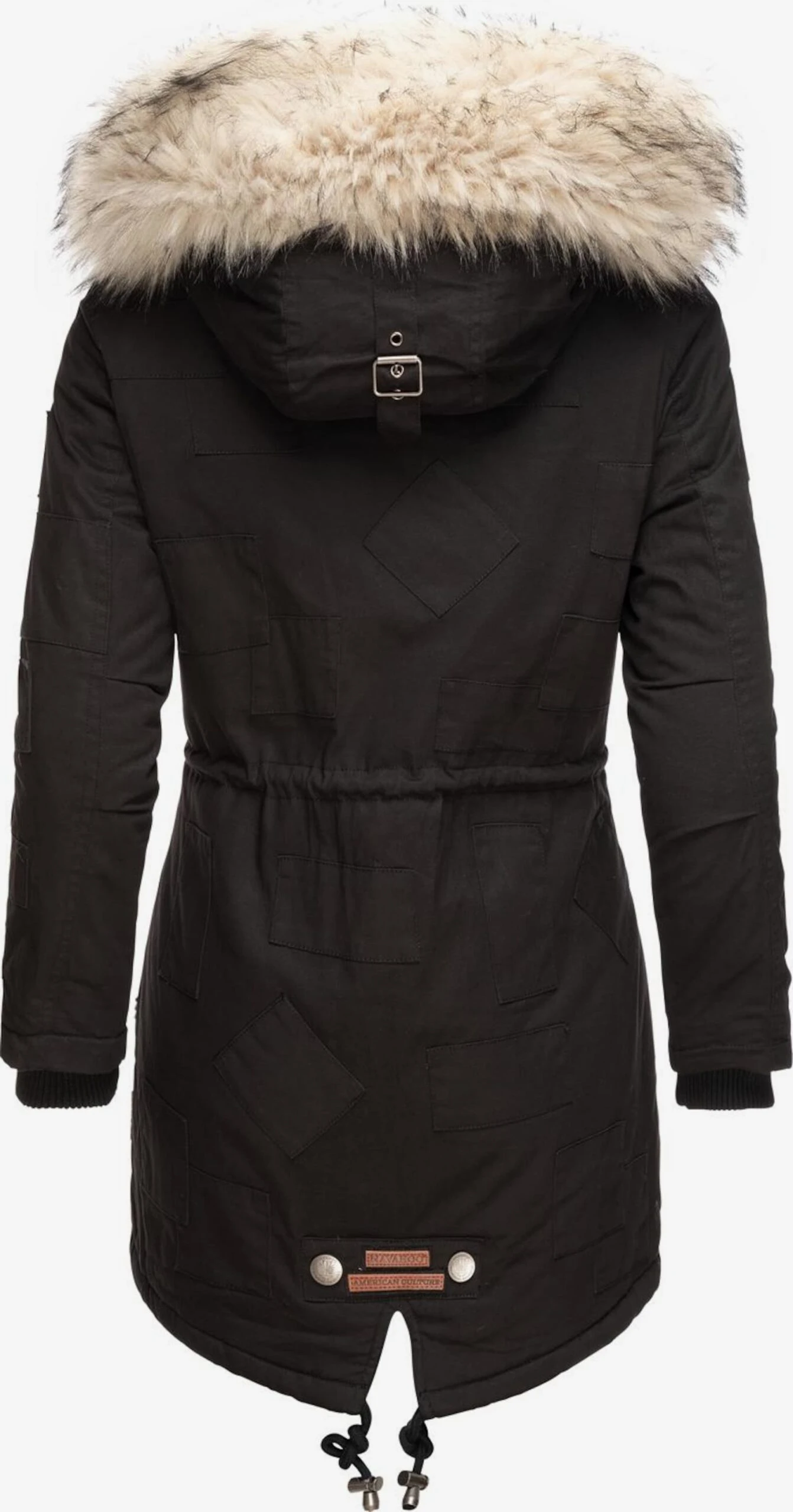 Navahoo Parkas Winterparka Honigfee Dames Zwart 5 Navahoo Parkas Winterparka Honigfee Dames Zwart - Afbeelding 3