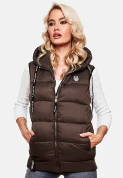 Navahoo Bodywarmers Bodywarmer Kassidy Dames Chocoladebruin -Navahoo b6d02b61d3bca8f44311f31310f92d85