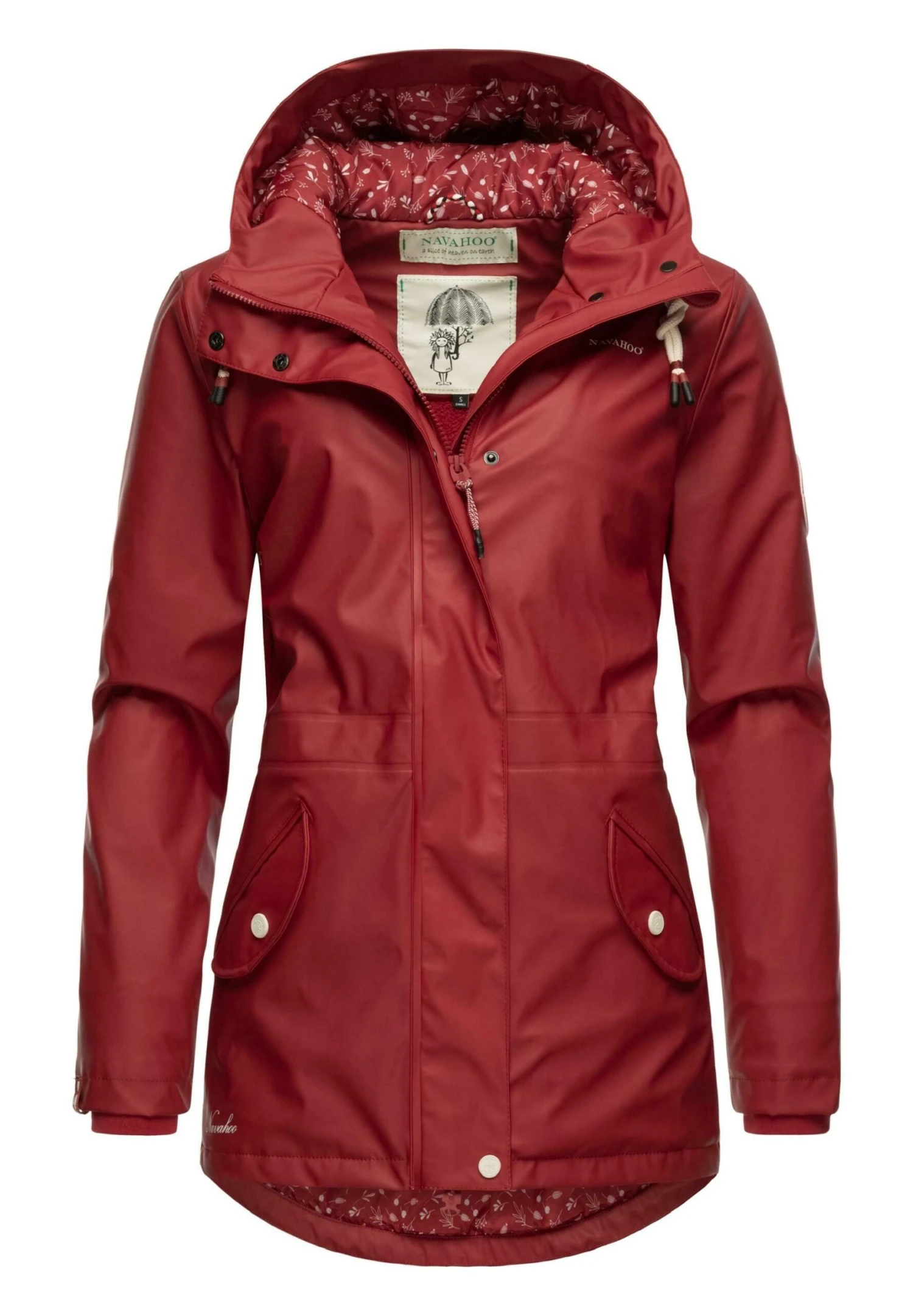 Navahoo Ocean Heart - Parka - Blood Red 7 Navahoo Ocean Heart - Parka - Blood Red - Afbeelding 5